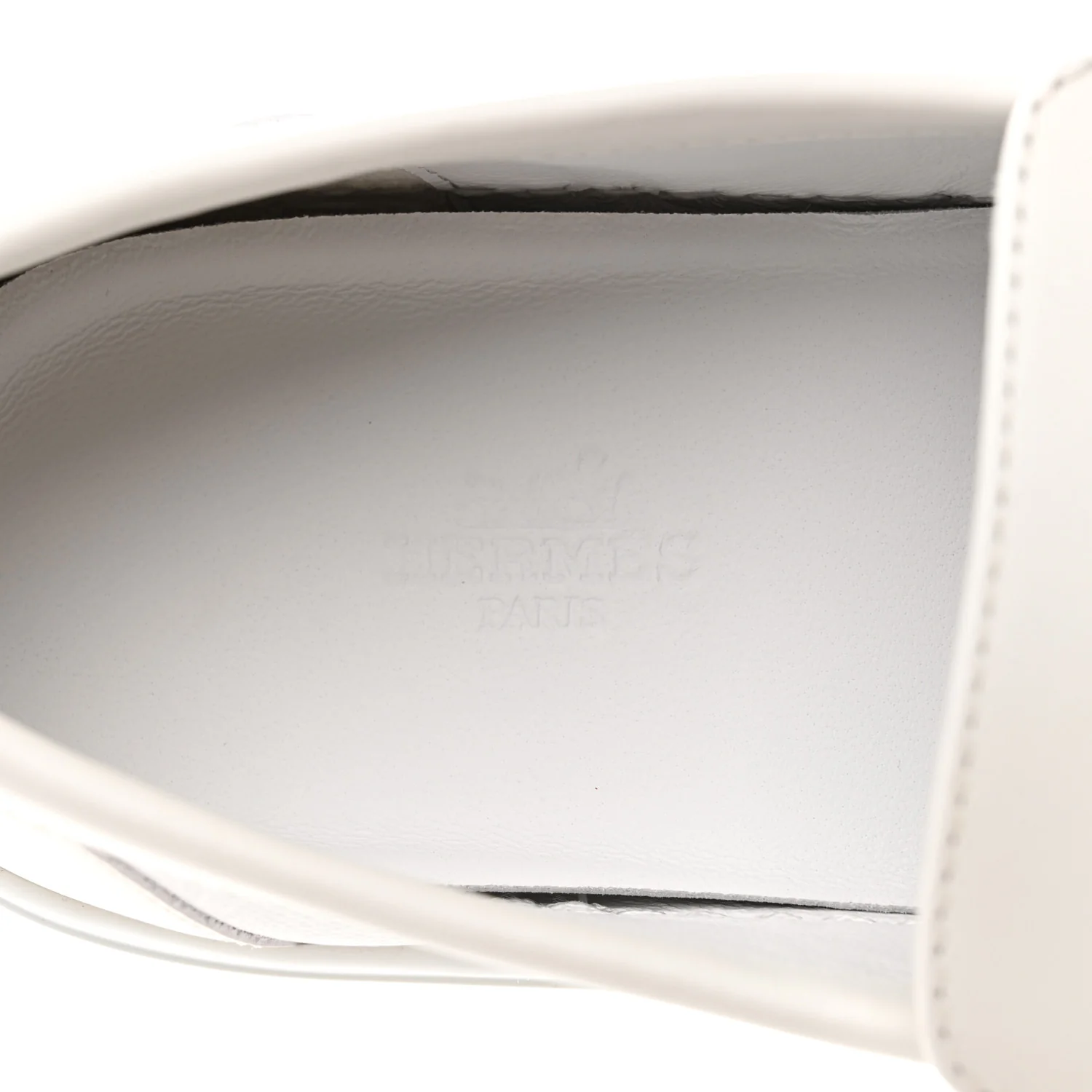 Epsom Calfskin Game Slip On Fringe Sneakers 38 White - Image 7