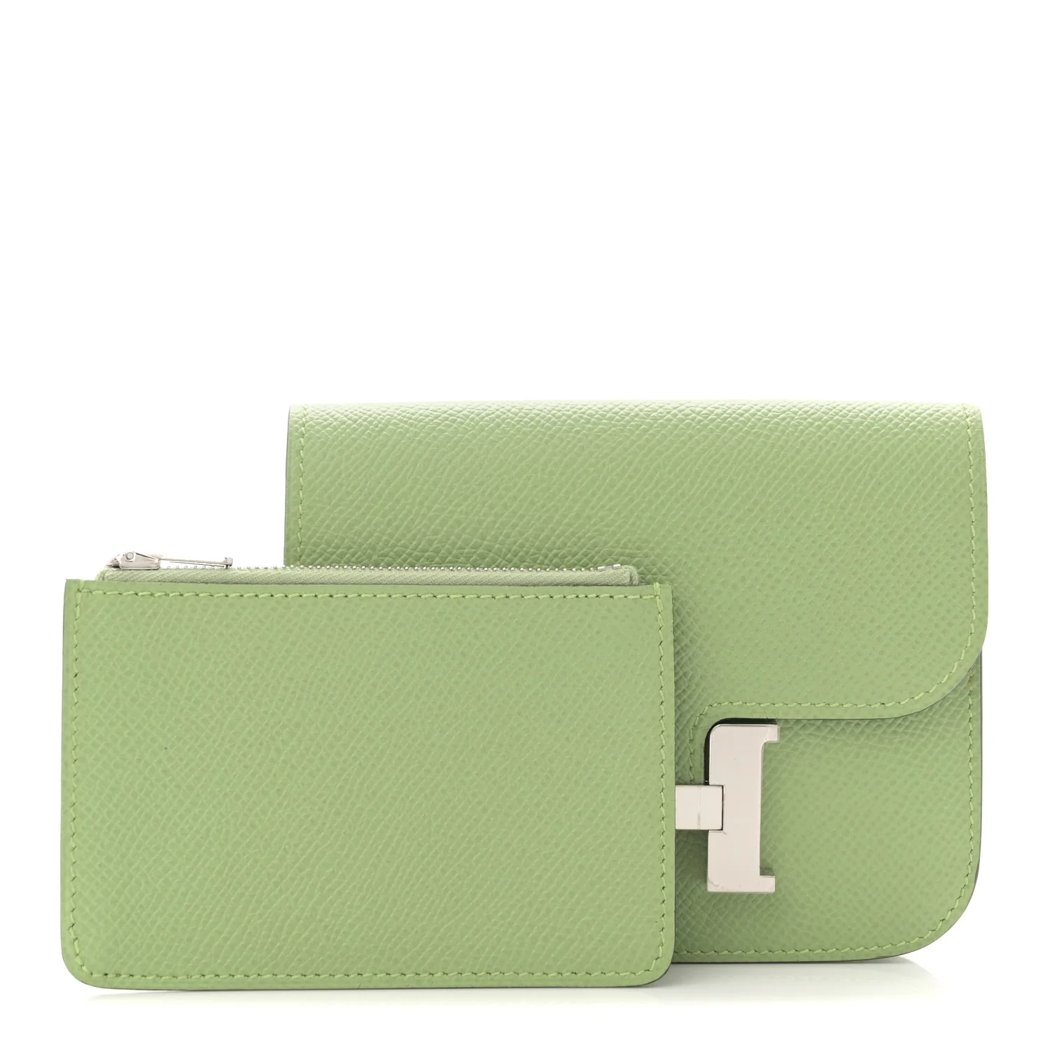 Epsom Constance Slim Wallet Vert Criquet - Image 2