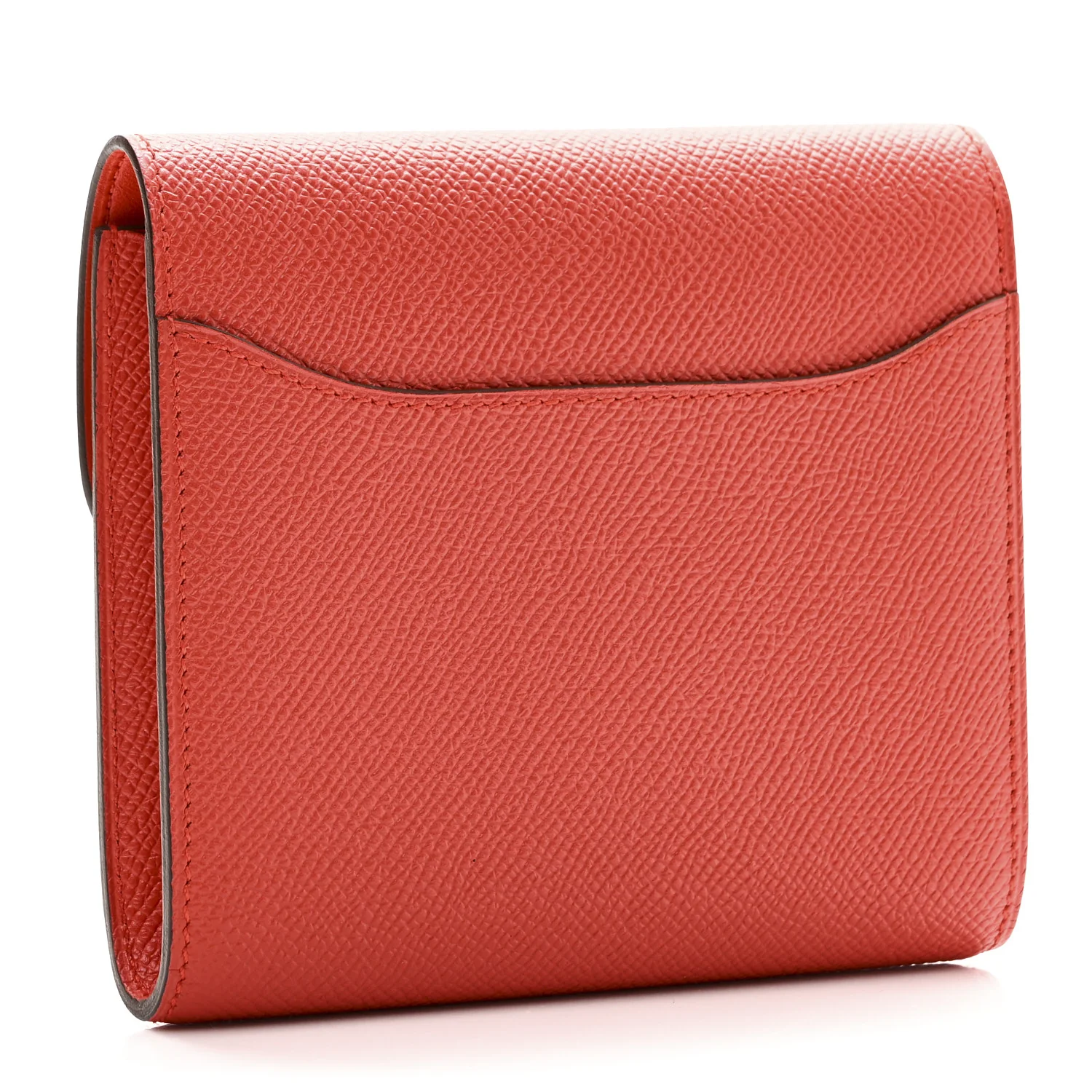 Epsom Enamel Constance Short Wallet Capucine Bleu Brighton - Image 3