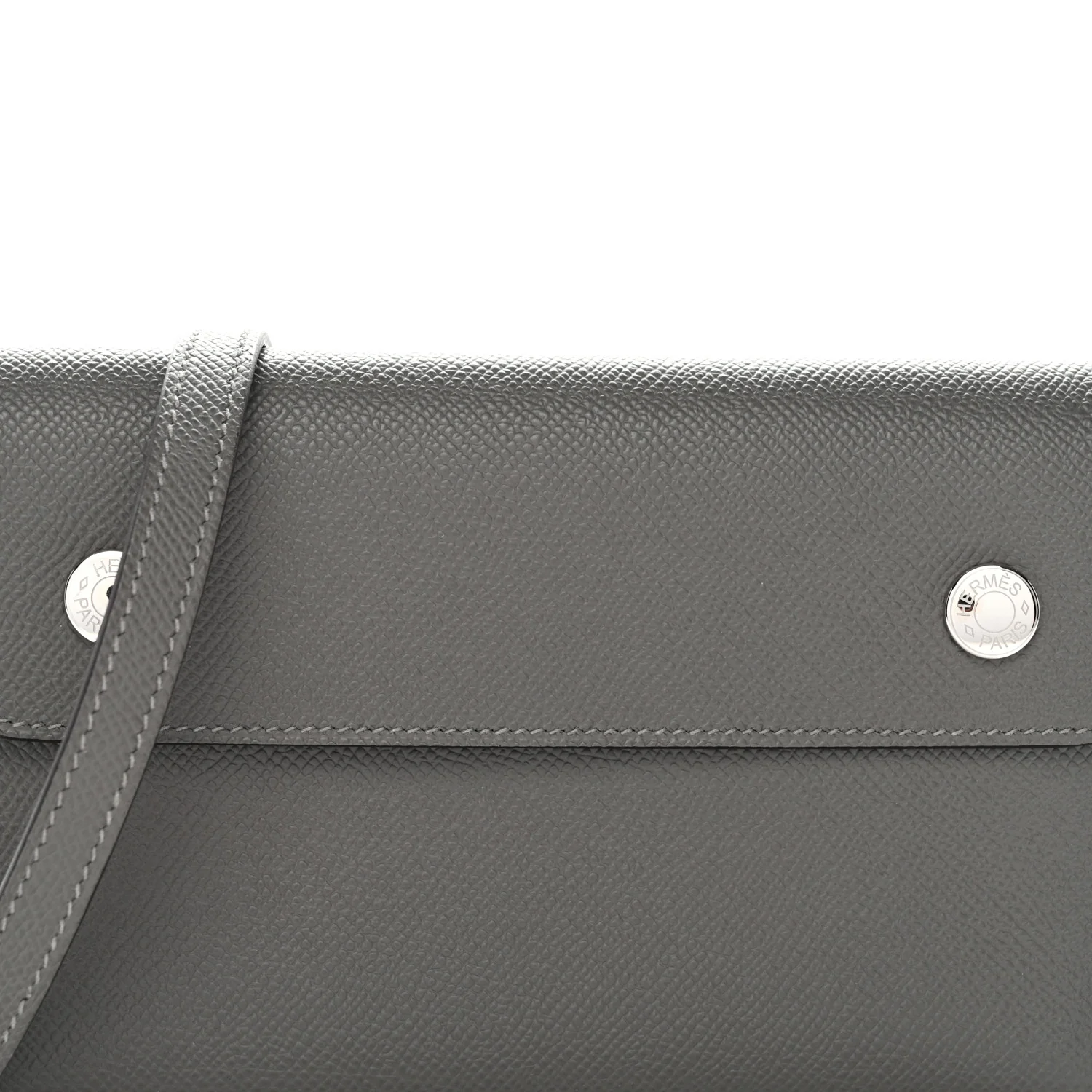 Epsom Hermesnap Wallet Gris Meyer - Image 22