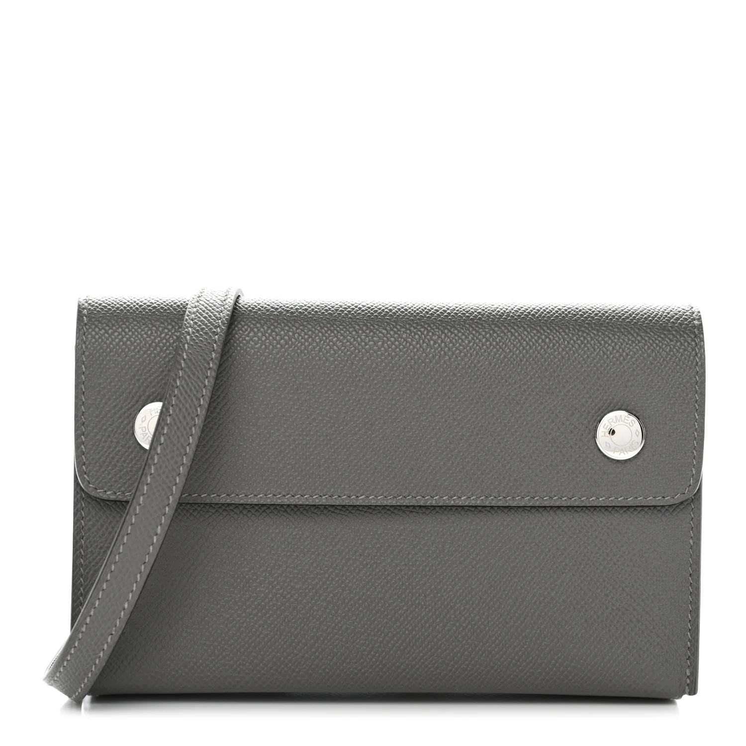 Epsom Hermesnap Wallet Gris Meyer - Image 3