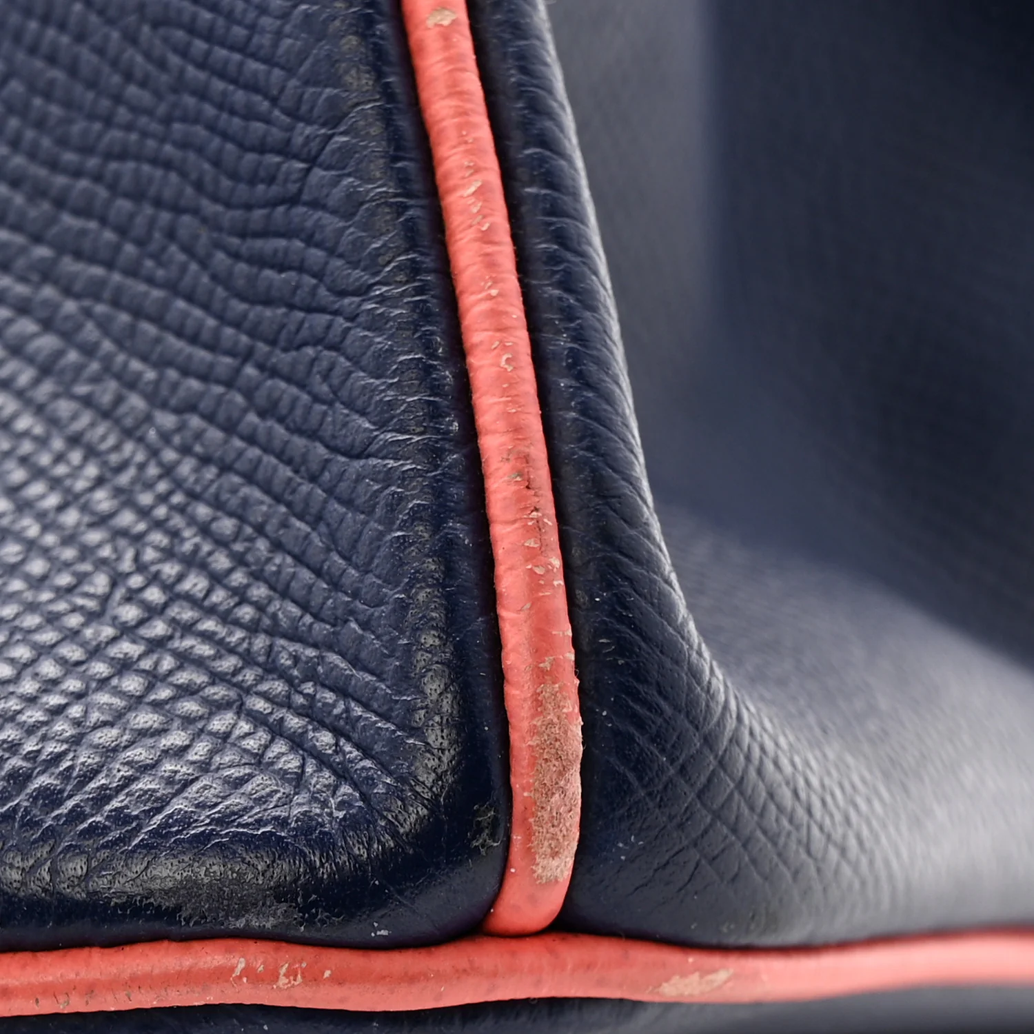 Epsom Horseshoe Birkin 35 Bleu Saphir Flamingo - Image 11
