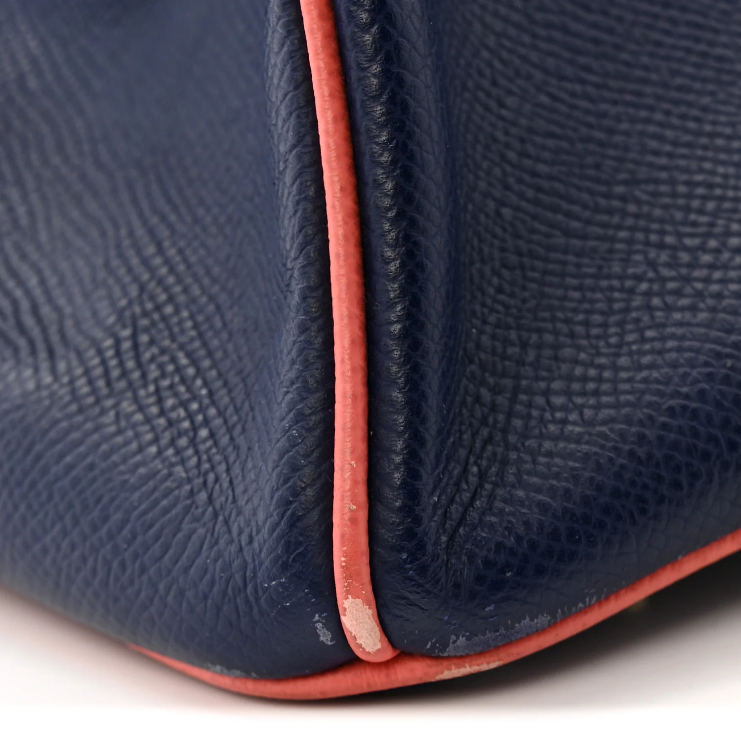 Epsom Horseshoe Birkin 35 Bleu Saphir Flamingo - Image 12