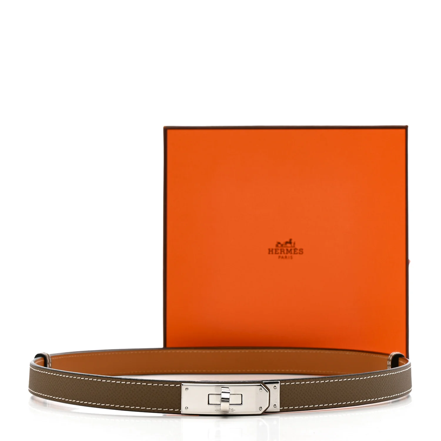 Epsom Kelly Belt Etoupe - Image 4