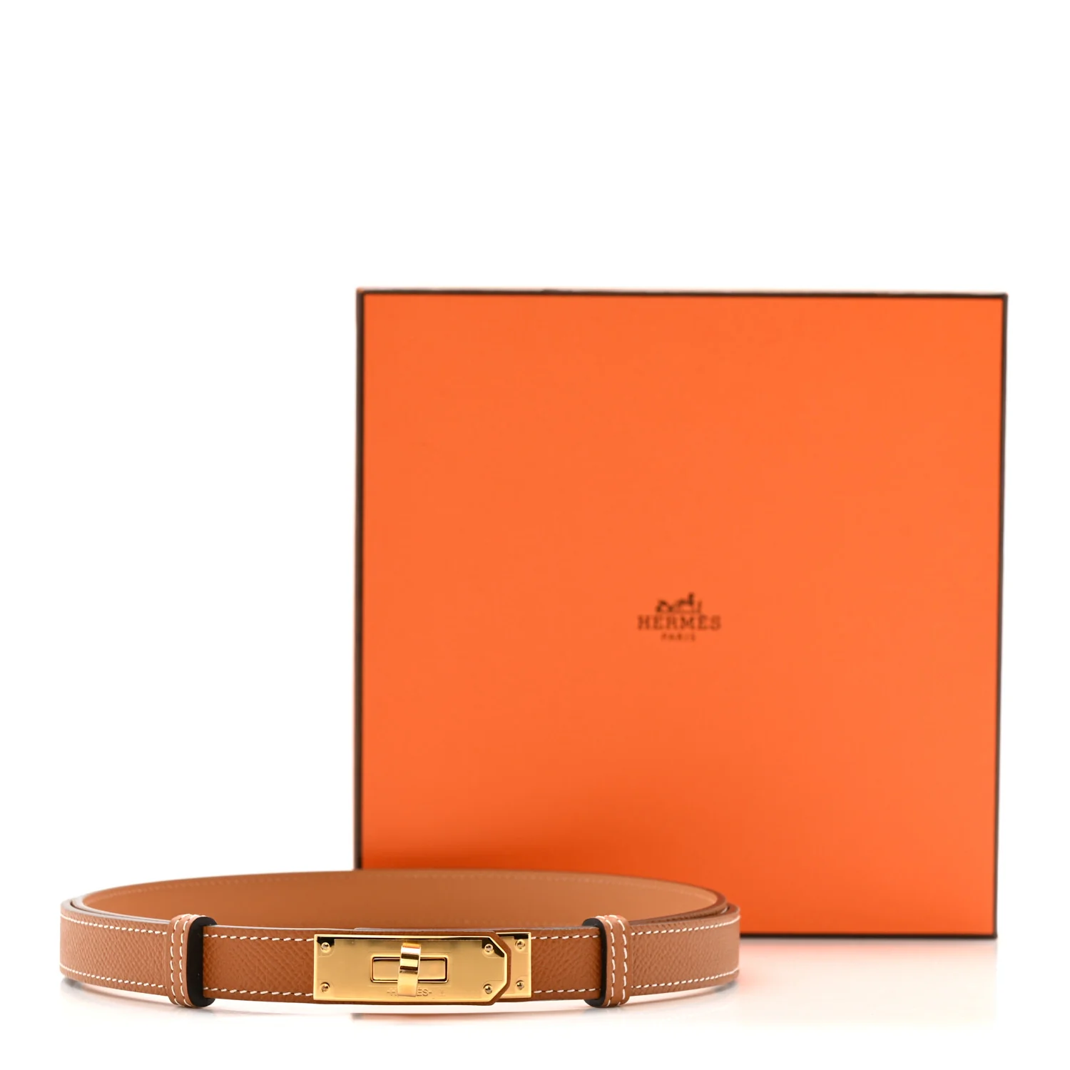 Epsom Kelly Belt Gold - Image 4