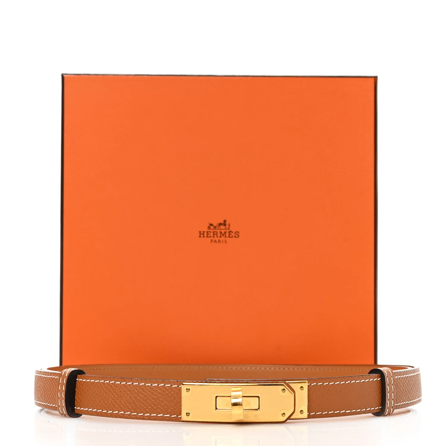 Epsom Kelly Belt Gold - Image 4