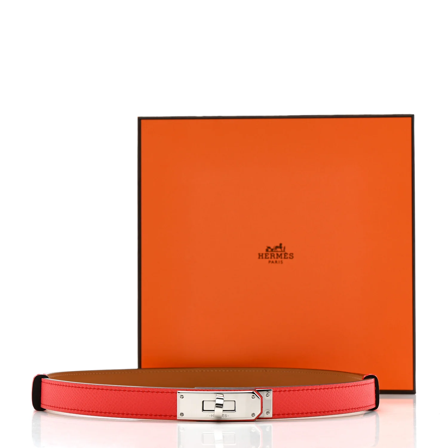 Epsom Kelly Belt Rose Texas - Image 4