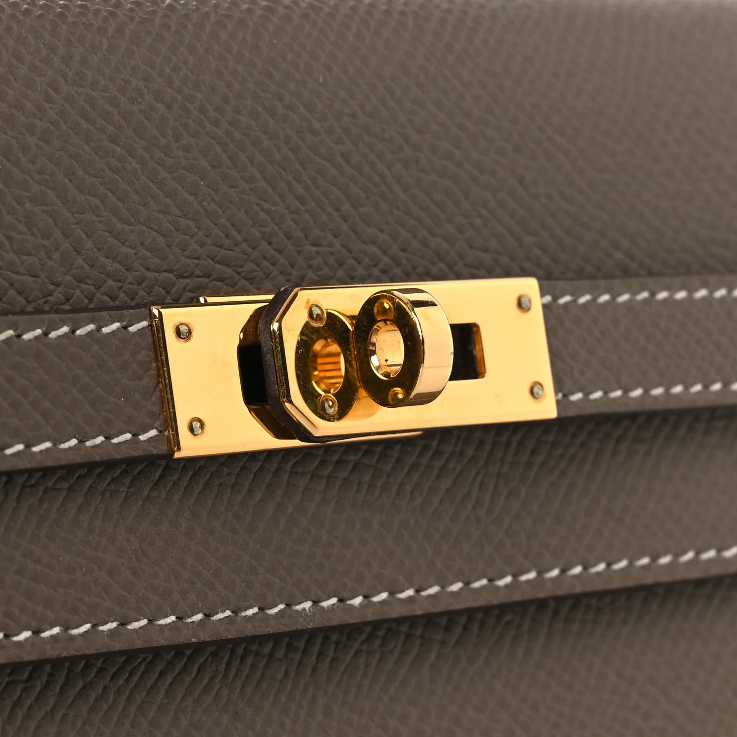 Epsom Kelly Longue Wallet Etoupe - Image 8