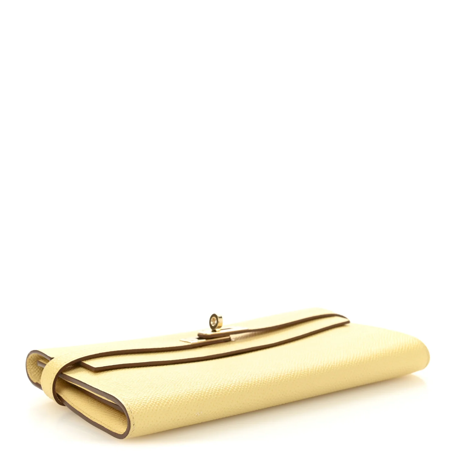 Epsom Kelly Longue Wallet Jaune Poussin - Image 4