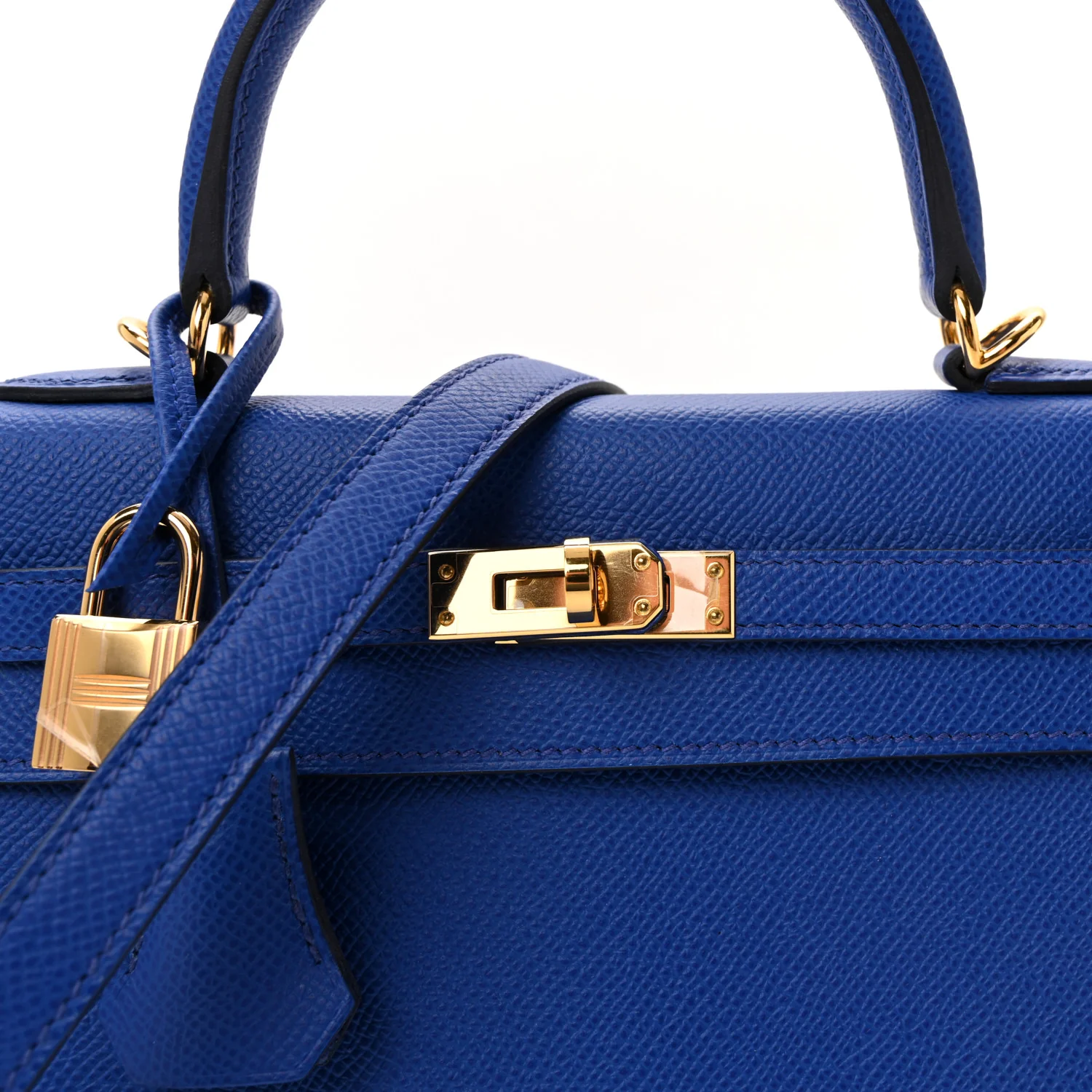 Epsom Kelly Sellier 25 Bleu Royal - Image 12