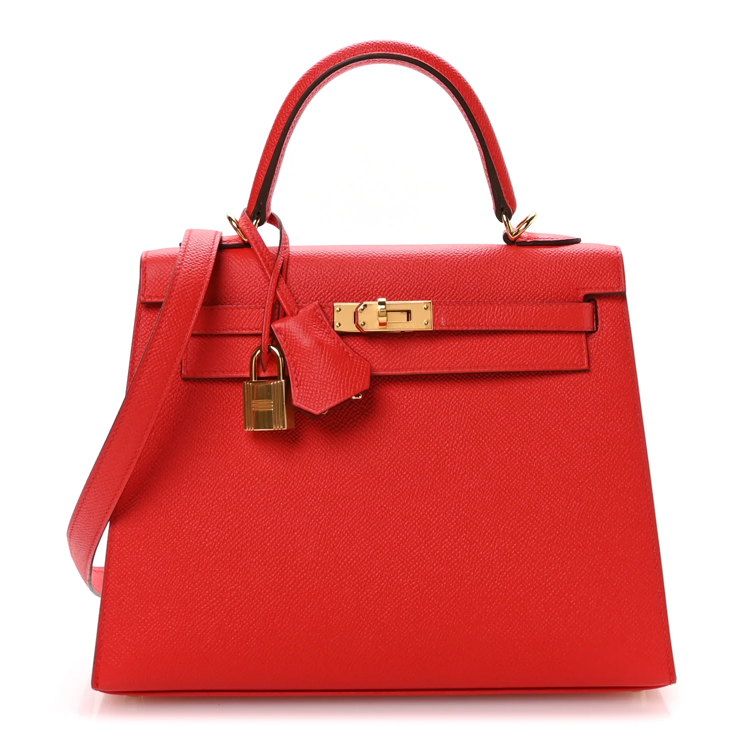 Epsom Kelly Sellier 25 Rouge De Coeur