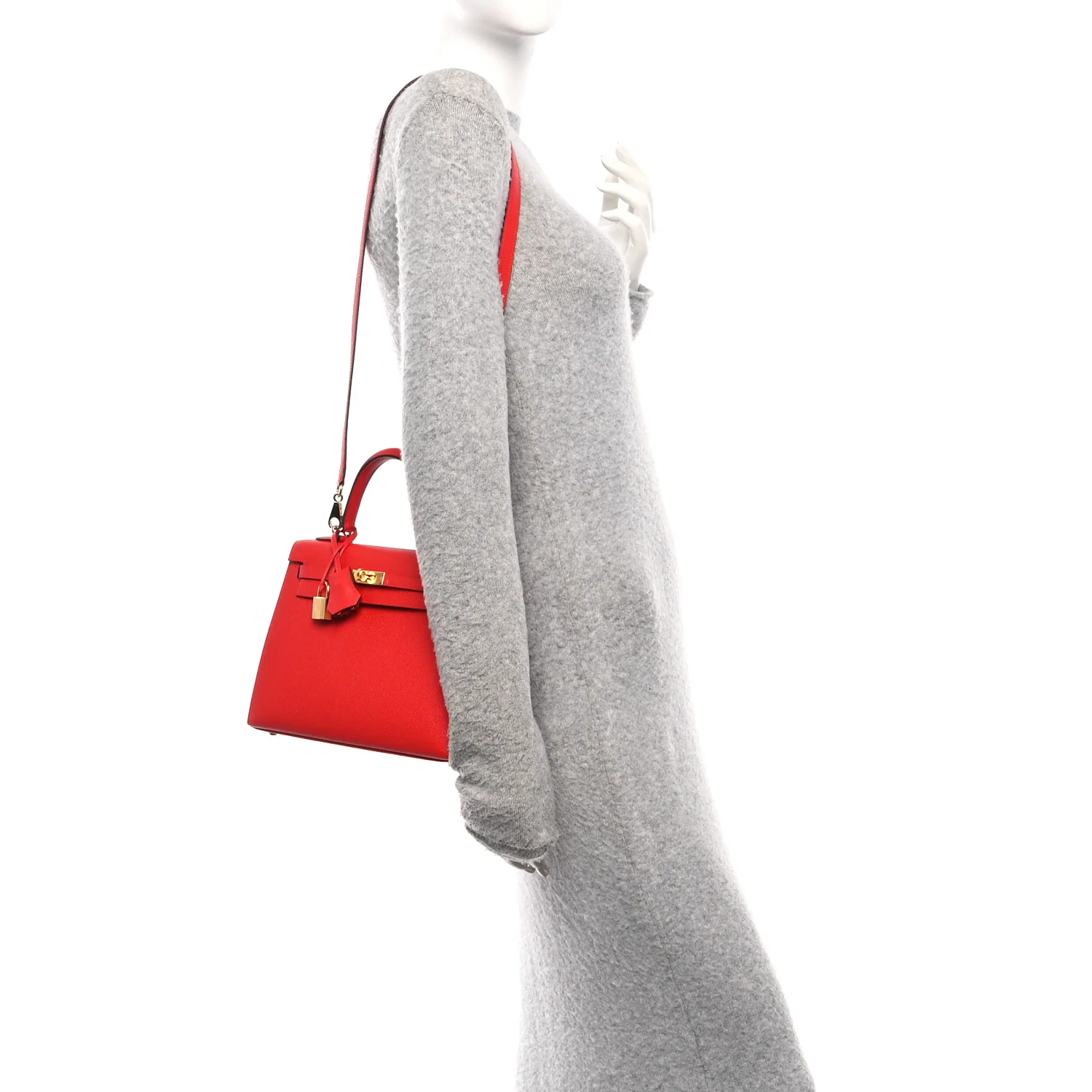 Epsom Kelly Sellier 25 Rouge De Coeur - Image 2