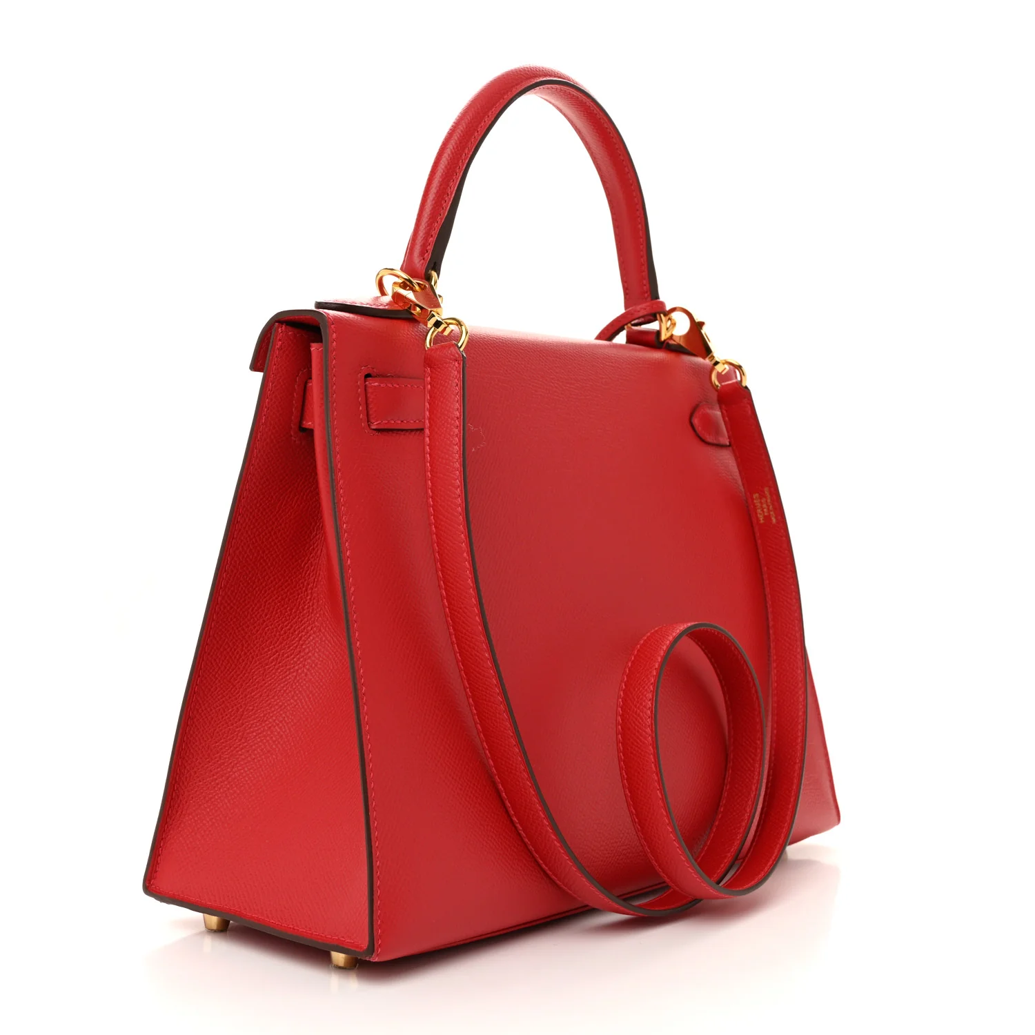 Epsom Kelly Sellier 28 Rouge Casaque - Image 3