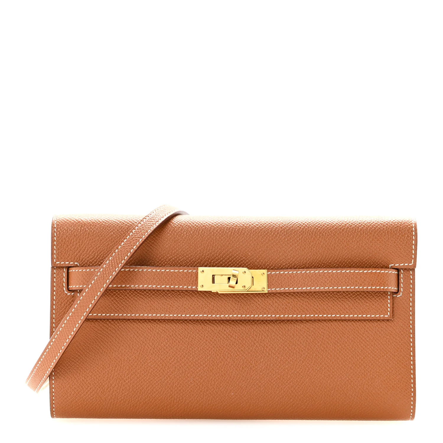 Epsom Kelly Wallet To Go Gold