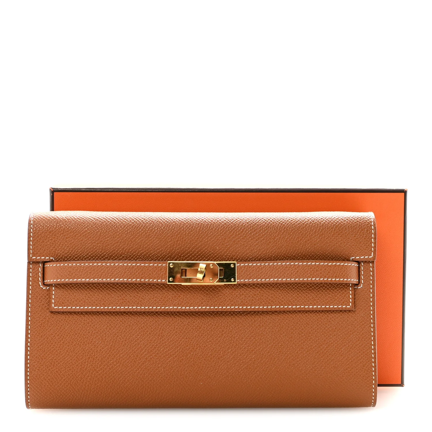 Epsom Kelly Wallet To Go Gold - Image 10