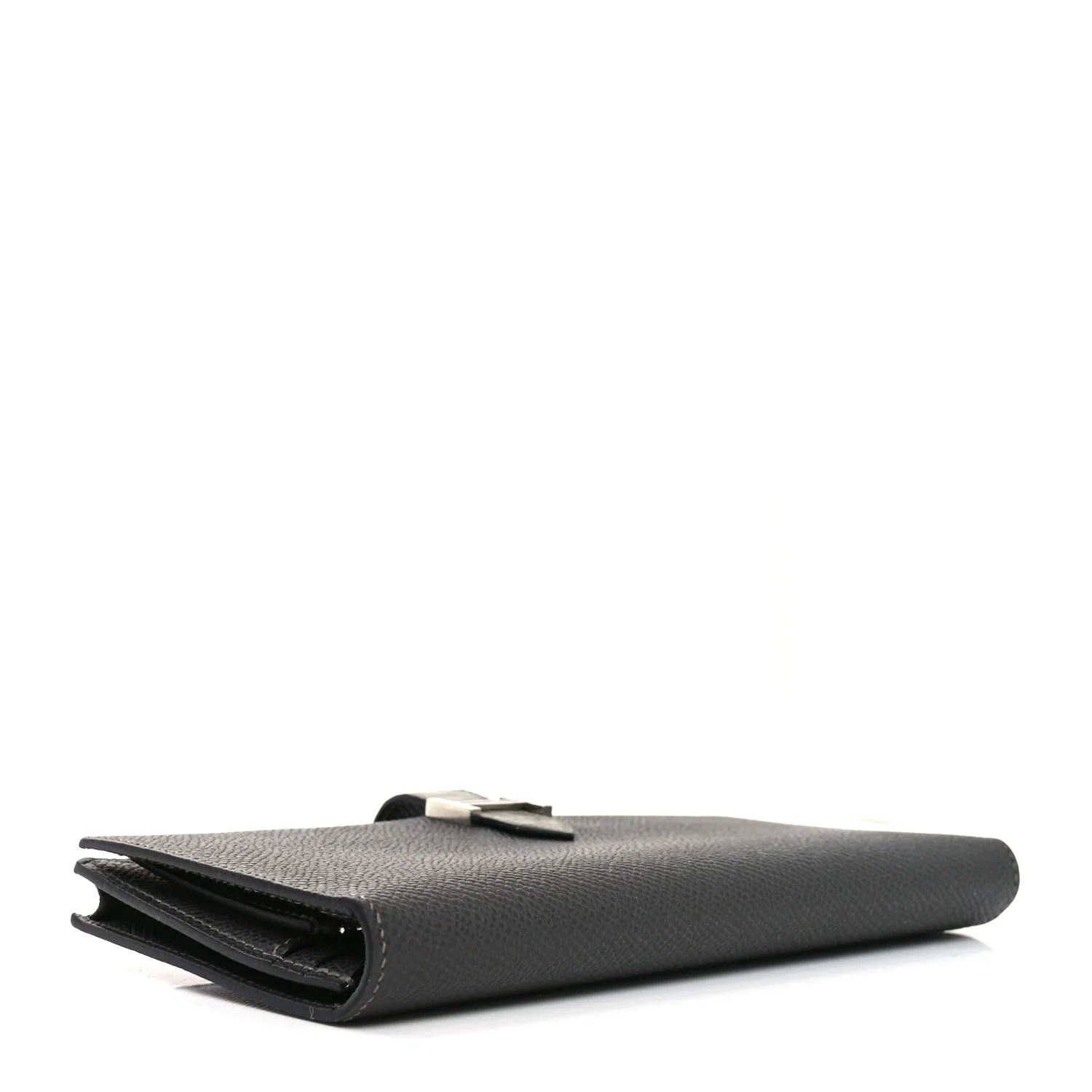 Epsom Matte Alligator Bearn Touch Gusset Wallet Graphite Gris Ciment - Image 4