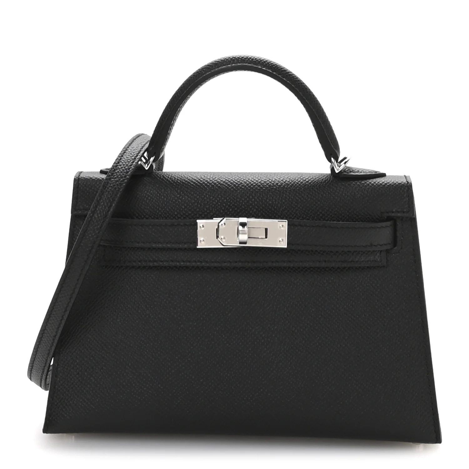 Epsom Mini Kelly Sellier 20 Black