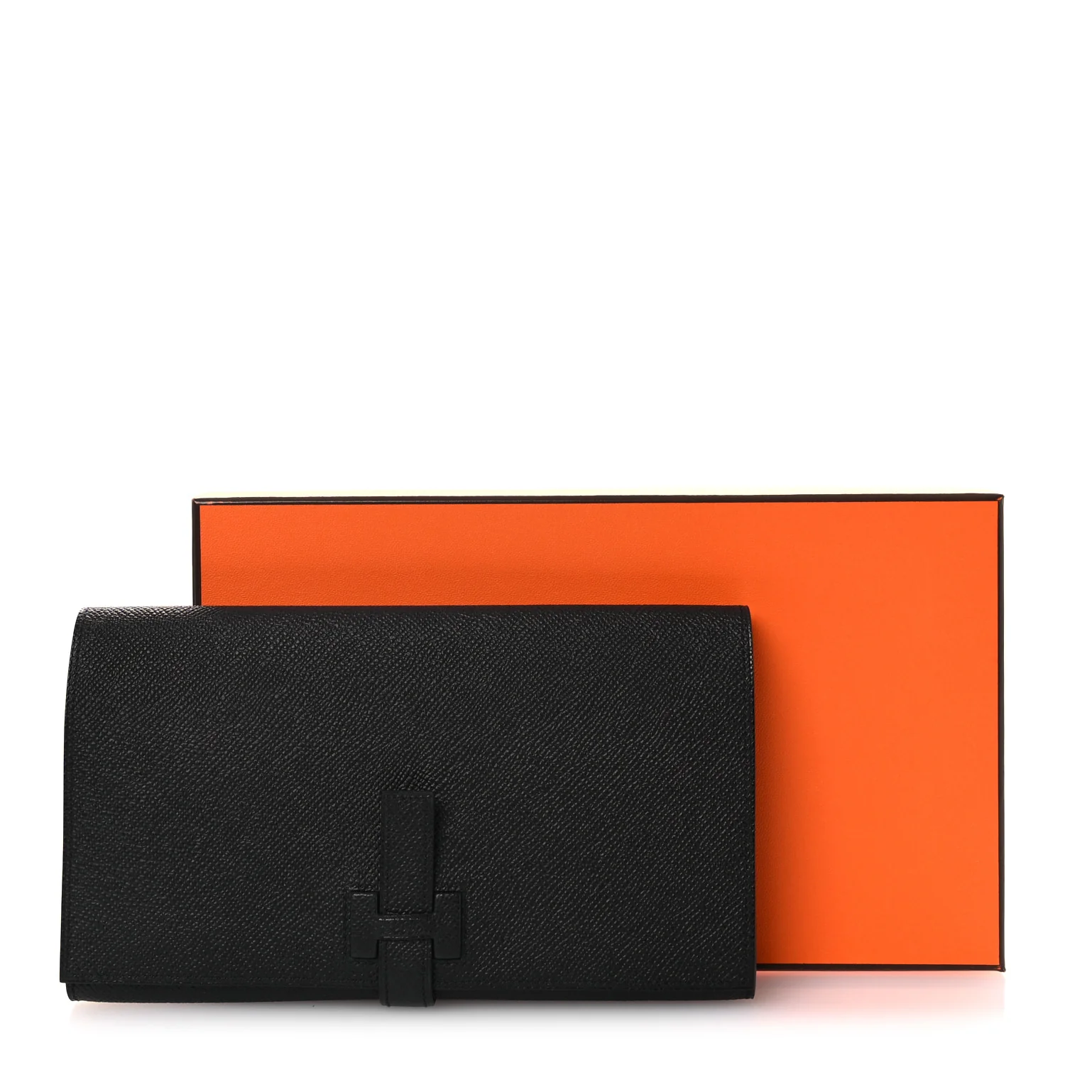 Epsom New H Passant Toutenmain Wallet Black - Image 8