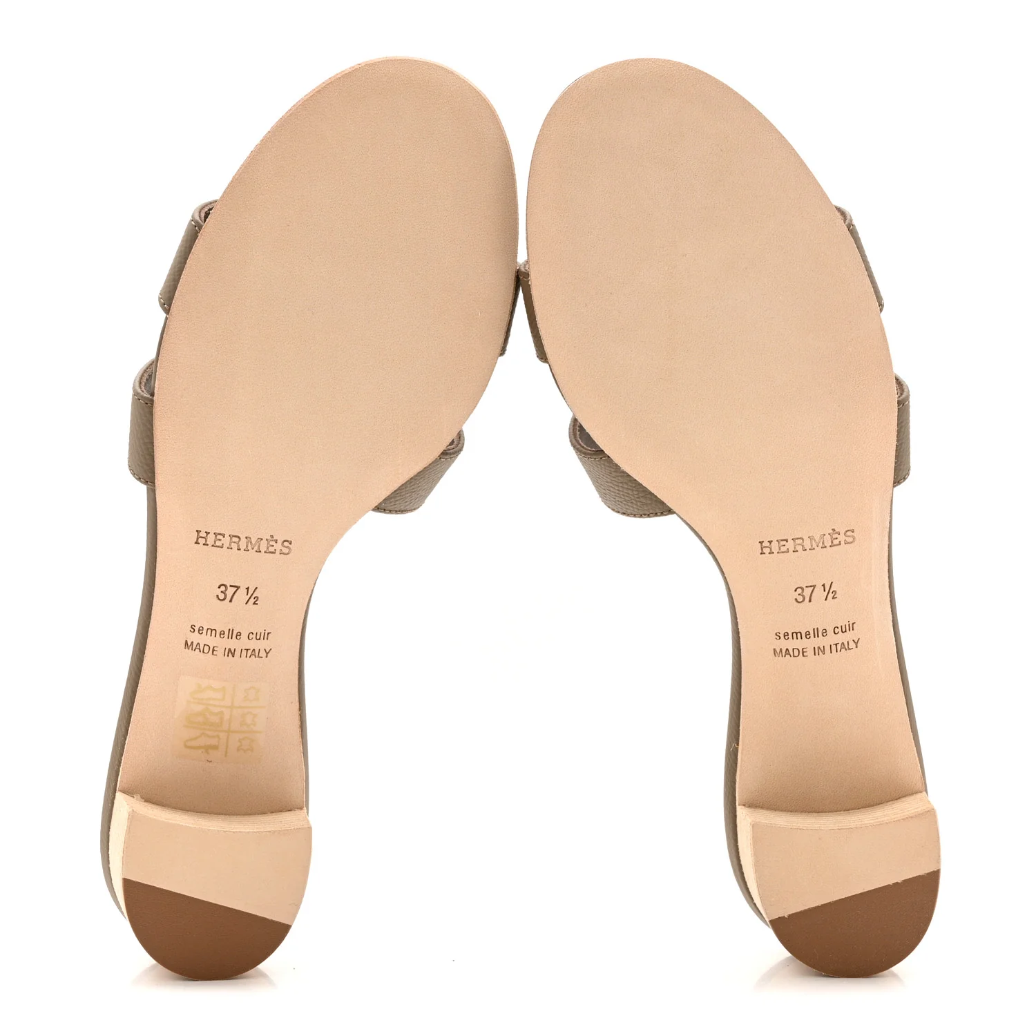 Epsom Oasis Sandals 37.5 Etoupe - Image 12