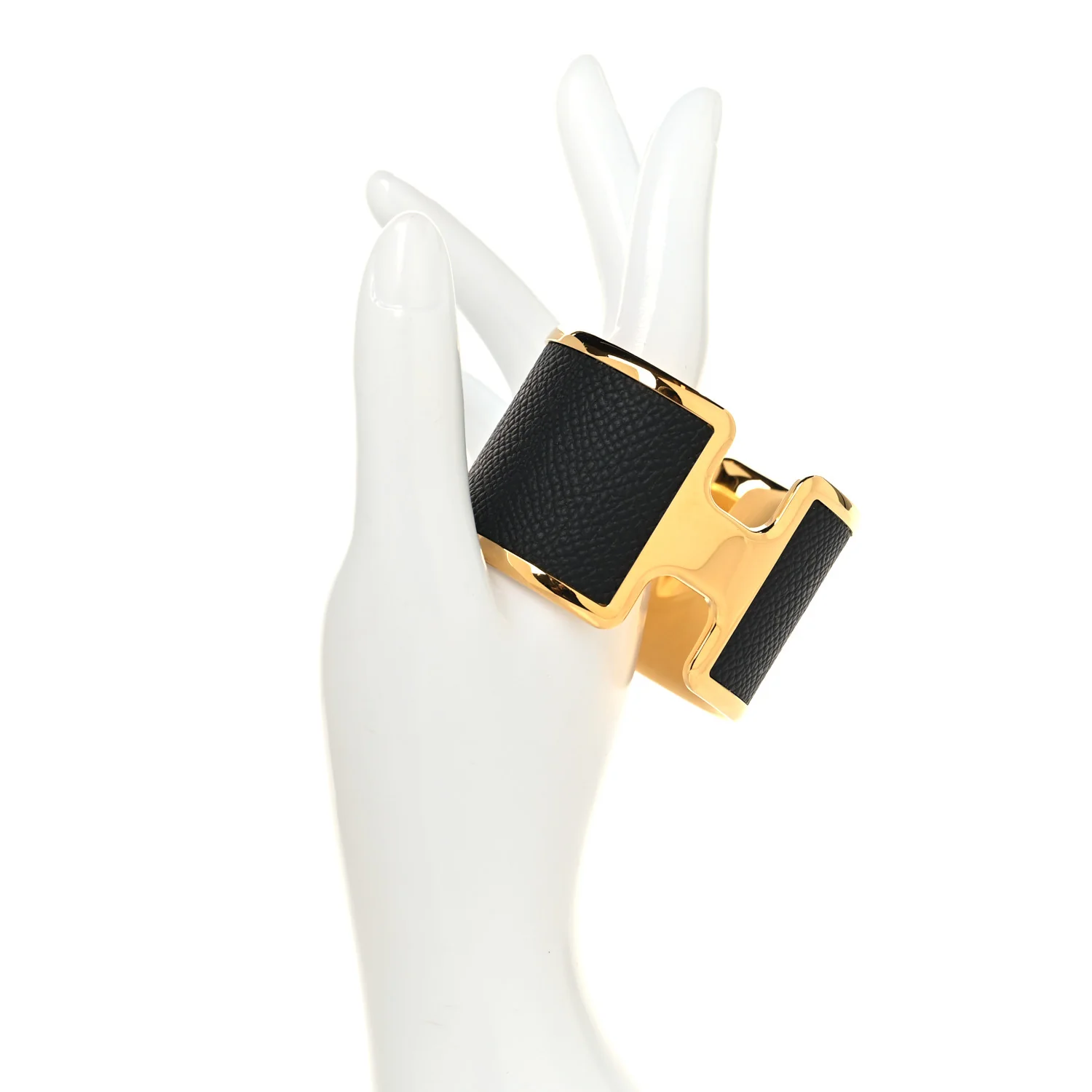 Epsom Olympe Cuff Bracelet Black - Image 2