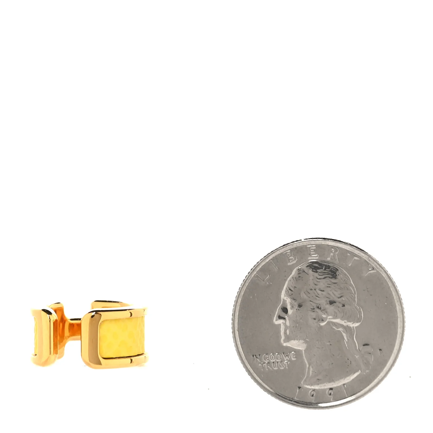 Epsom Olympe Ear Cuff PM Jaune Citron - Image 5