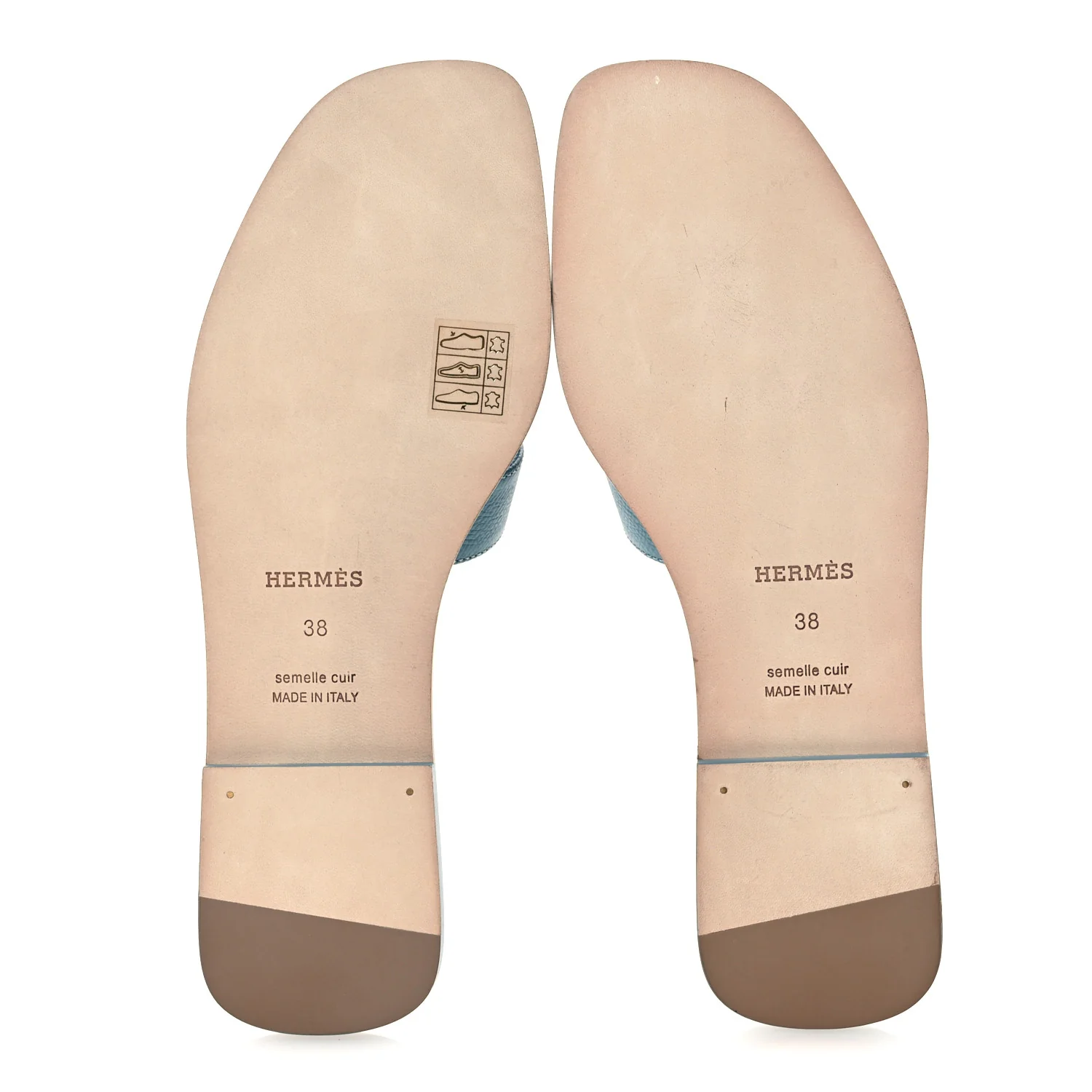 Epsom Oran Sandals 38 New Blue Jean - Image 7