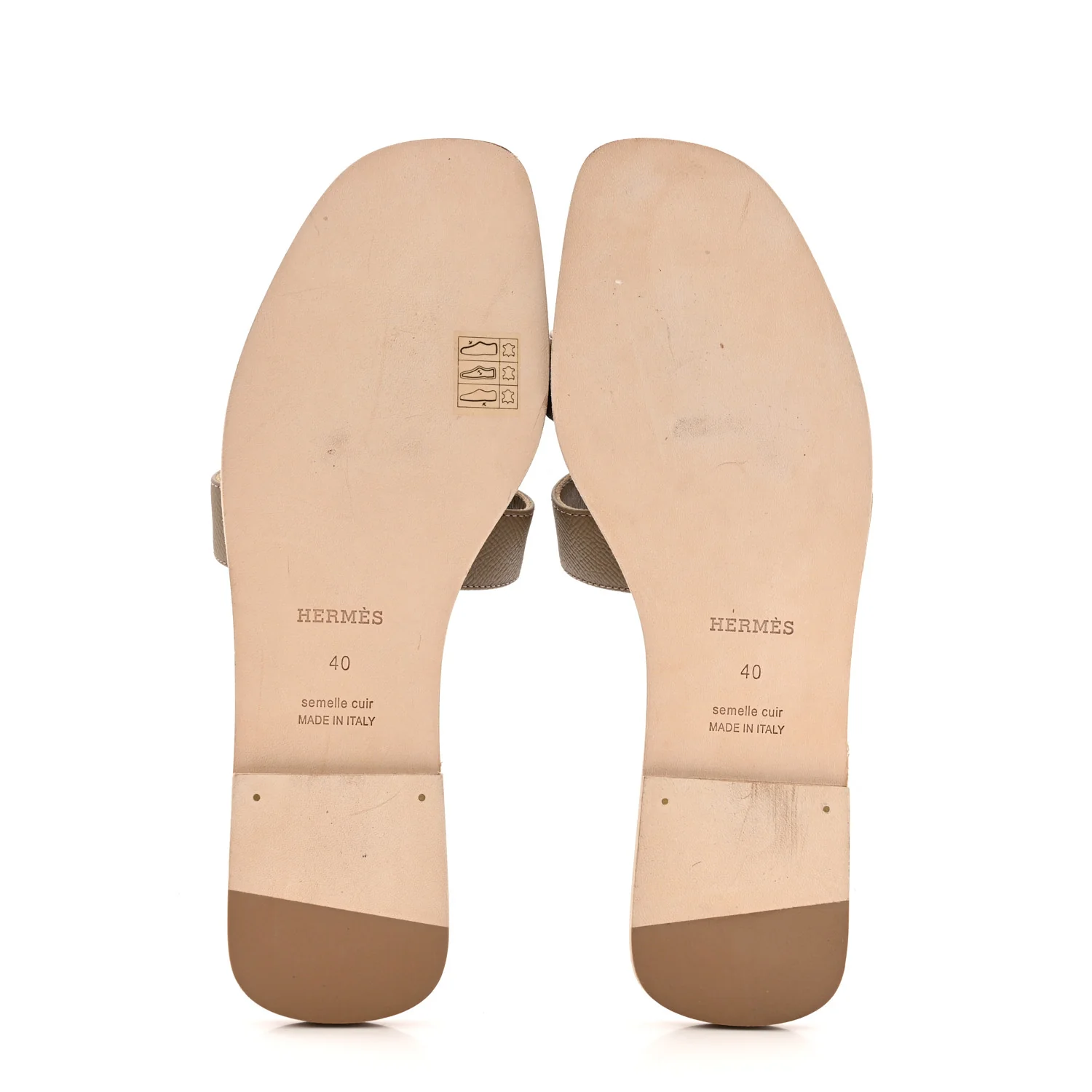 Epsom Oran Sandals 40 Etoupe - Image 6