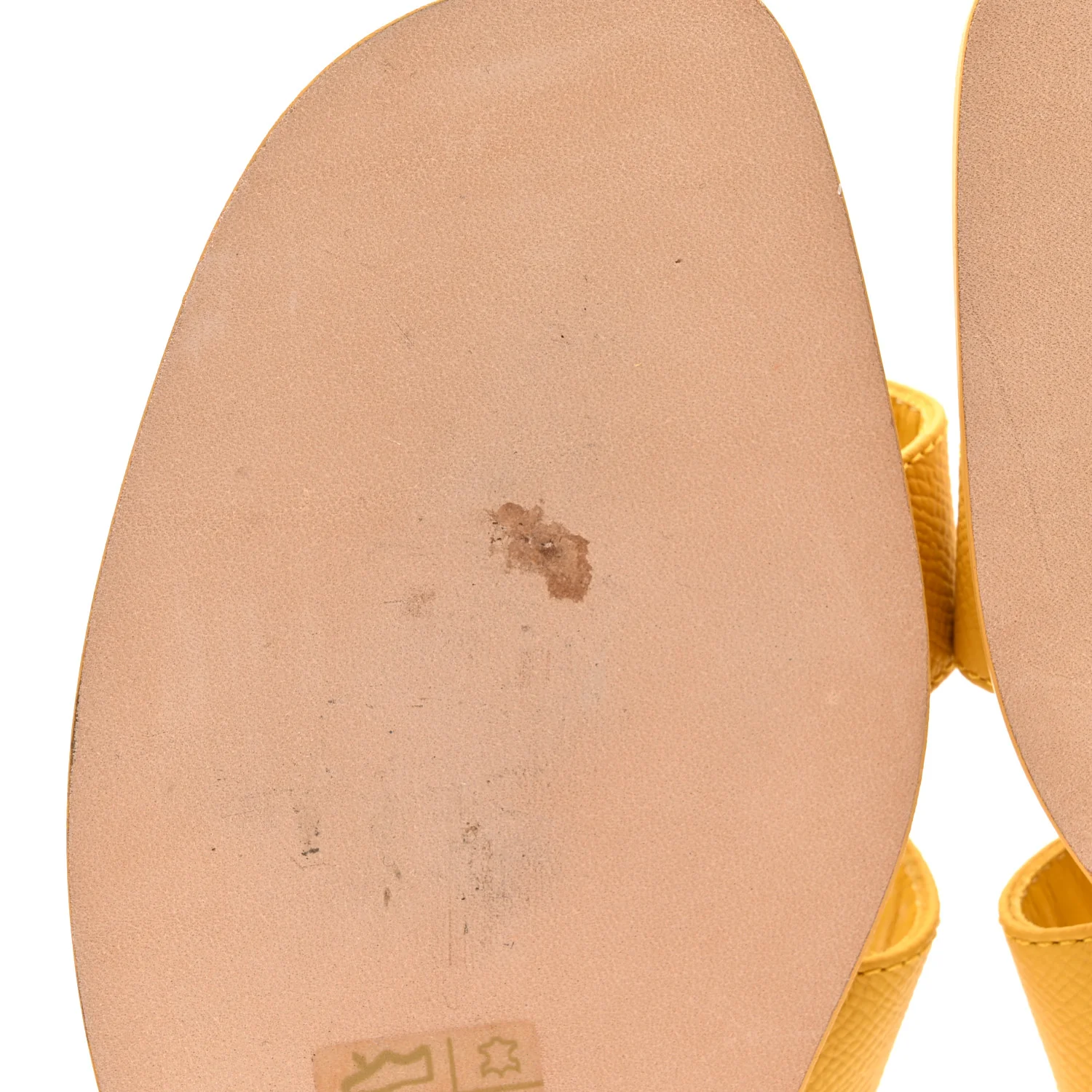 Epsom Oran Sandals 40 Jaune Sable - Image 10