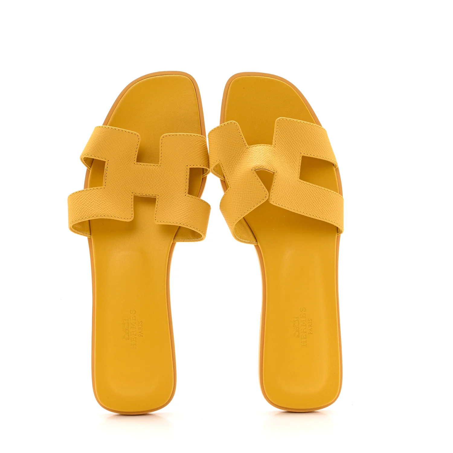 Epsom Oran Sandals 40 Jaune Sable - Image 2
