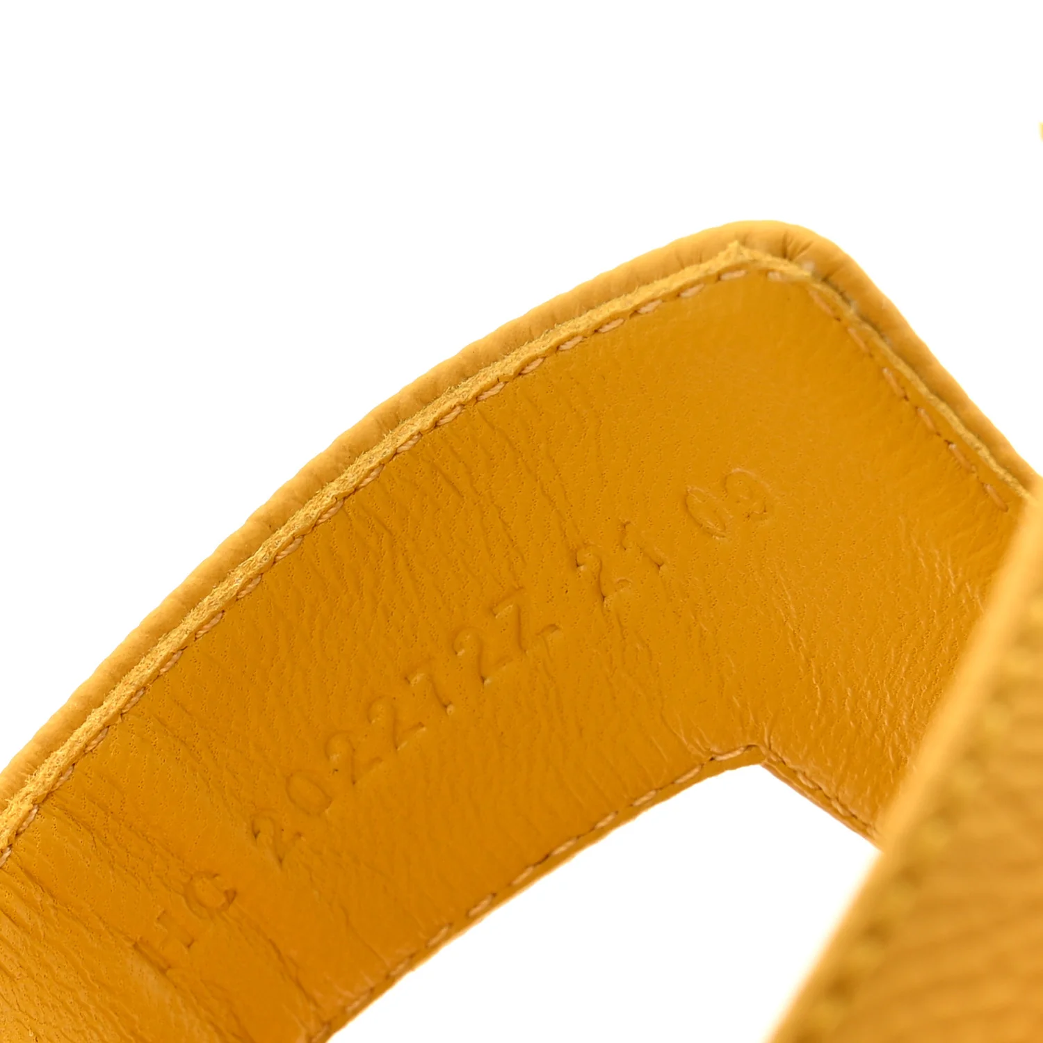 Epsom Oran Sandals 40 Jaune Sable - Image 9
