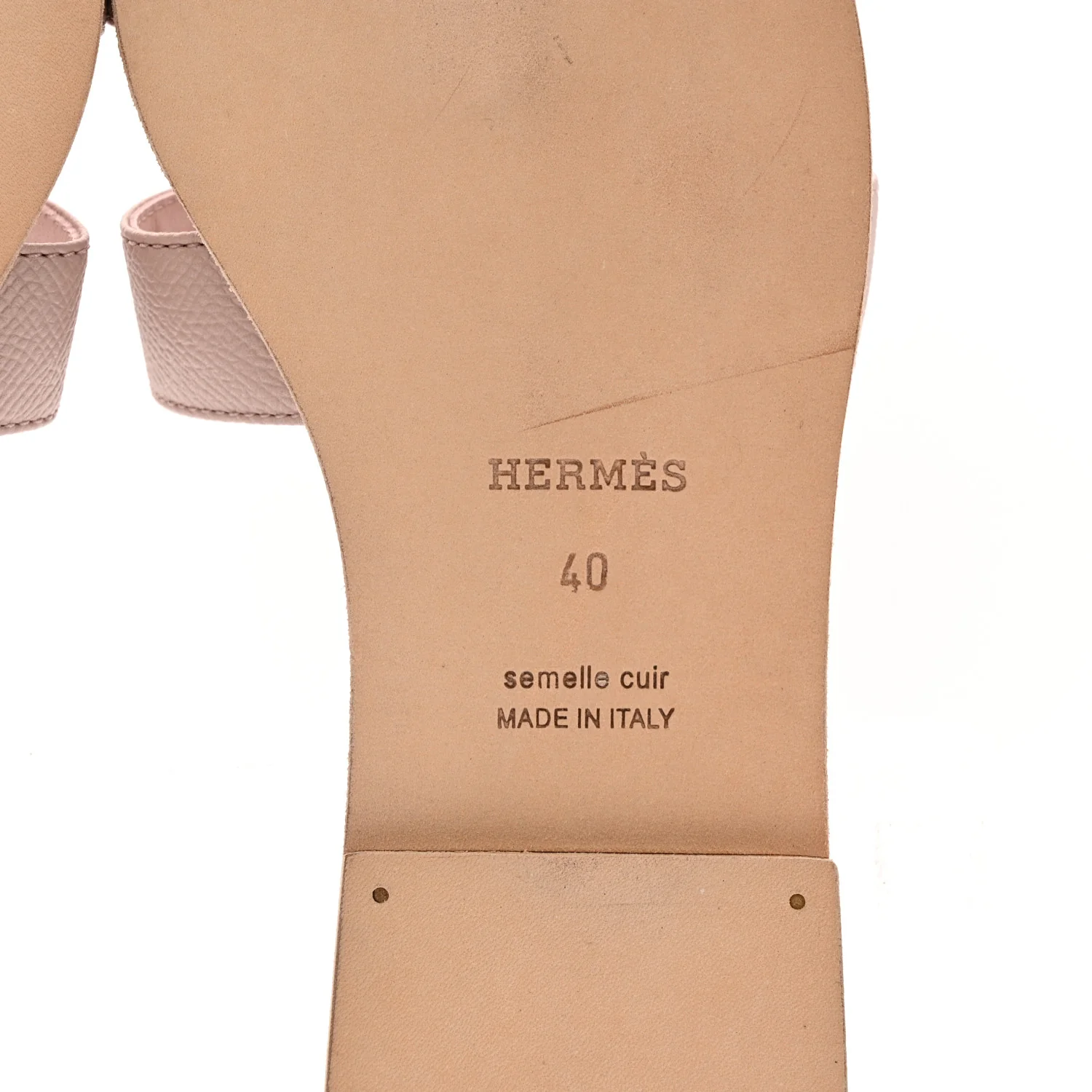 Epsom Oran Sandals 40 Rose Porcelaine - Image 8