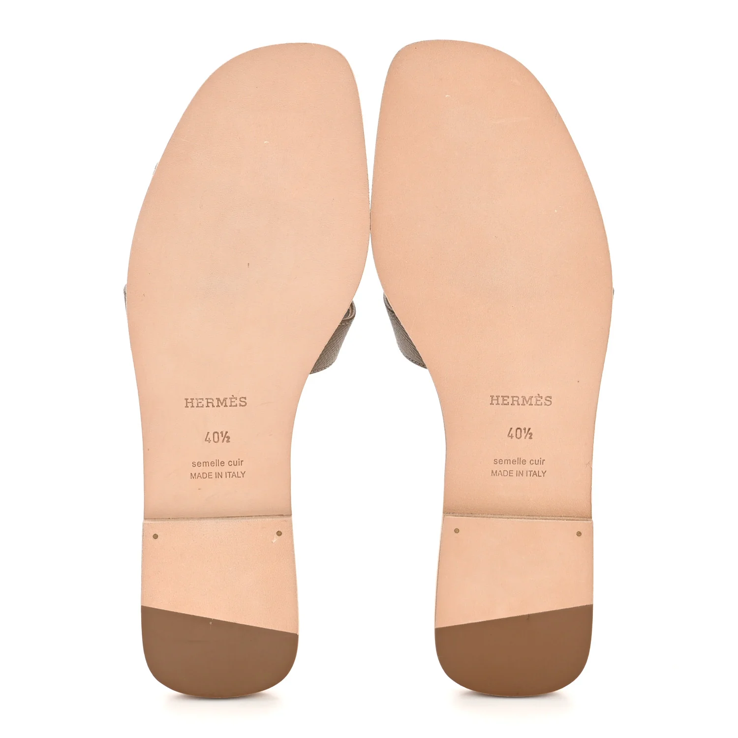 Epsom Oran Sandals 40.5 Etoupe - Image 6