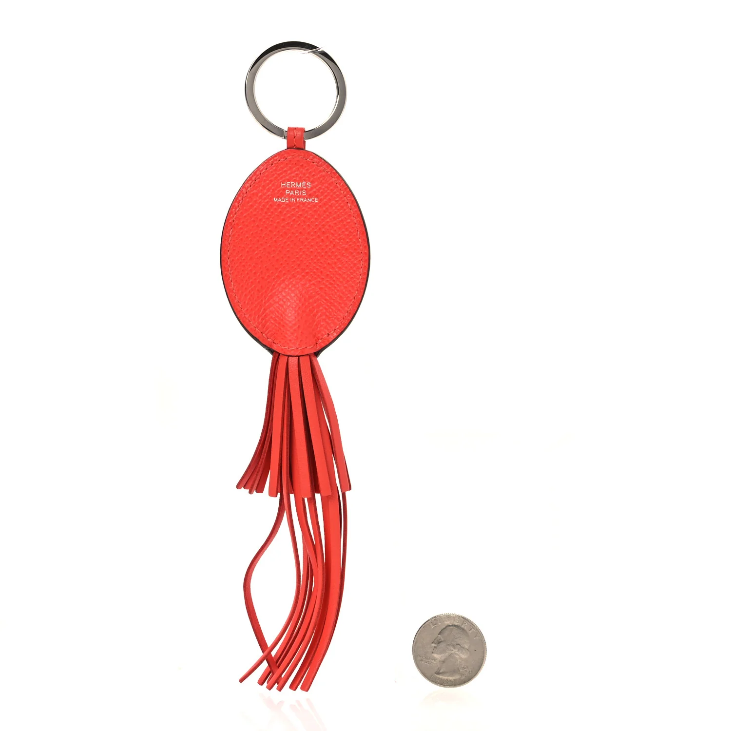 Epsom Poulpe Key Ring Orange White - Image 2