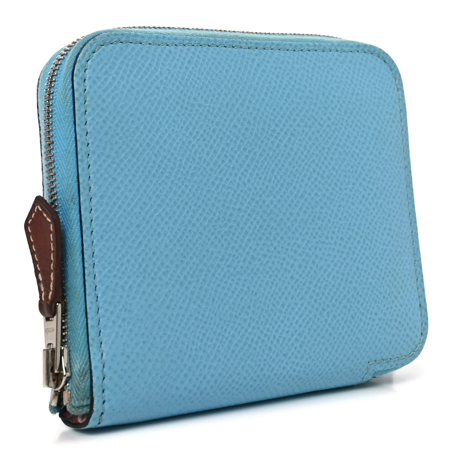Epsom Silk'In Compact Wallet Celeste - Image 3