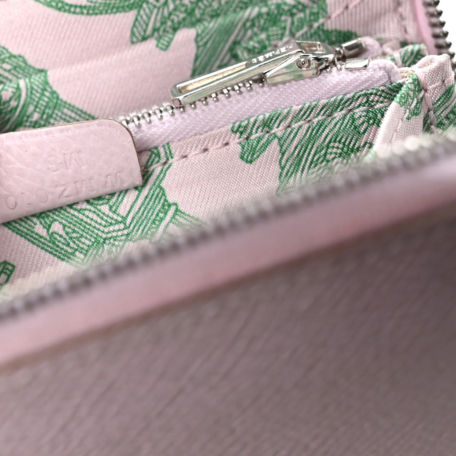 Epsom Silk'In Compact Wallet Mauve Pale Rose Darling Vert Vertigo - Image 7