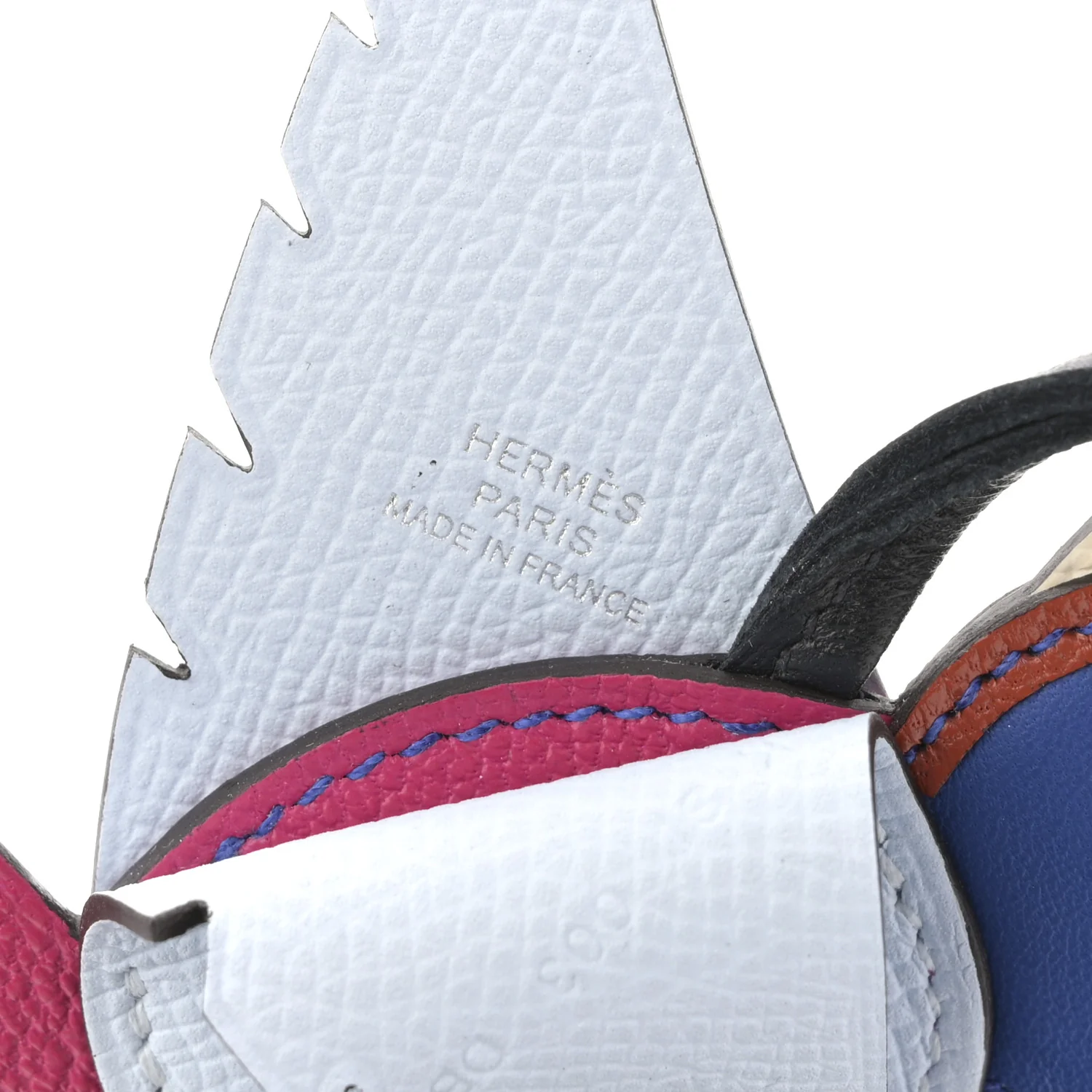 Epsom Swift Chevre Mysore Birdy Bag Charm Bleu Brume Rose Mexico Bleu Royal Cuivre Nata Black - Image 3