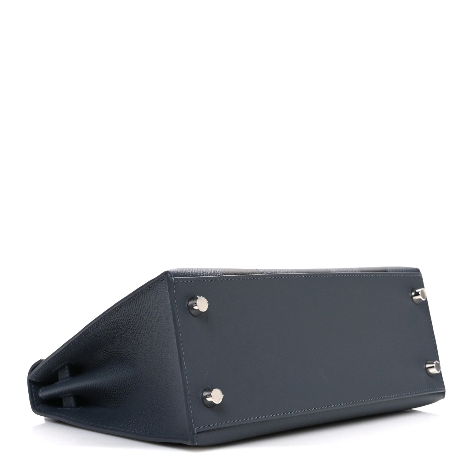 Epsom Tadelakt Chevre Mysore Casaque Etoilee Kelly Sellier 25 Ardoise Black Vert Peppermint - Image 4