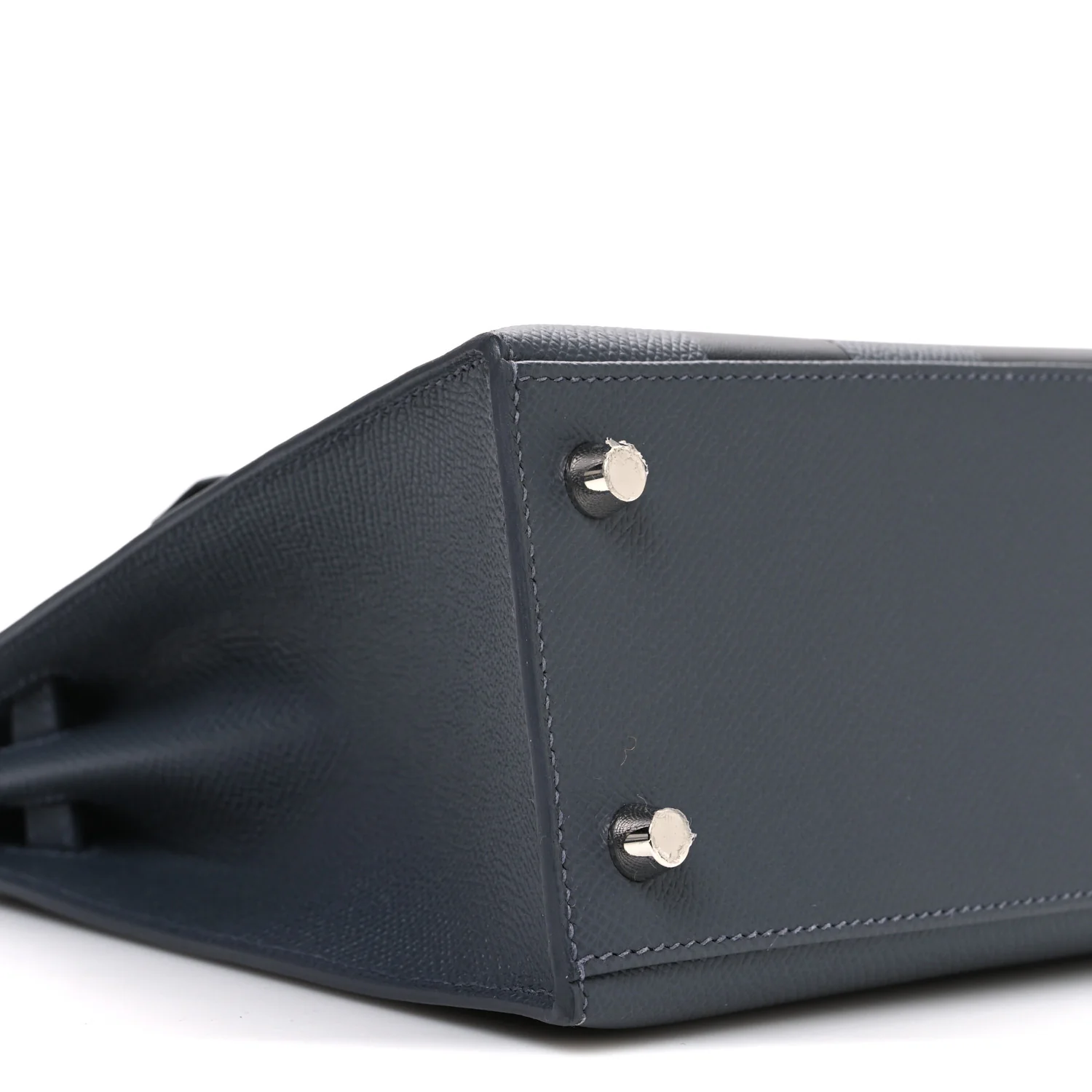 Epsom Tadelakt Chevre Mysore Casaque Etoilee Kelly Sellier 25 Ardoise Black Vert Peppermint - Image 9