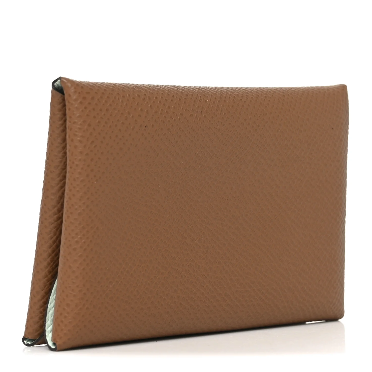 Epsom Verso Calvi Duo Card Case Alezan Vert Peppermint - Image 3