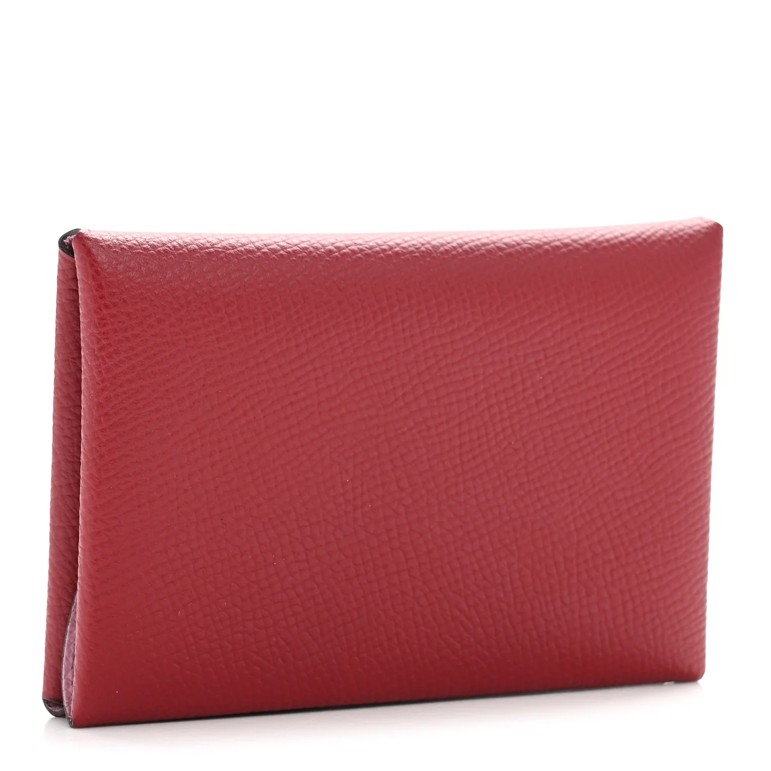 Epsom Verso Calvi Duo Card Case Rouge Grenat Mauve Sylvestre - Image 3