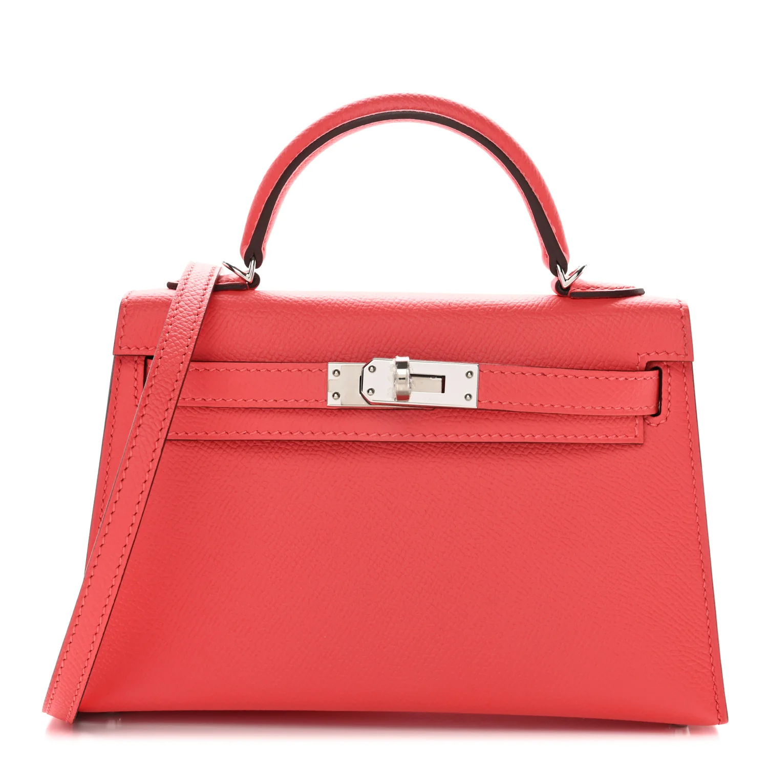 Epsom Verso Mini Kelly Sellier 20 Rose Jaipur Rouge Vif - Image 2