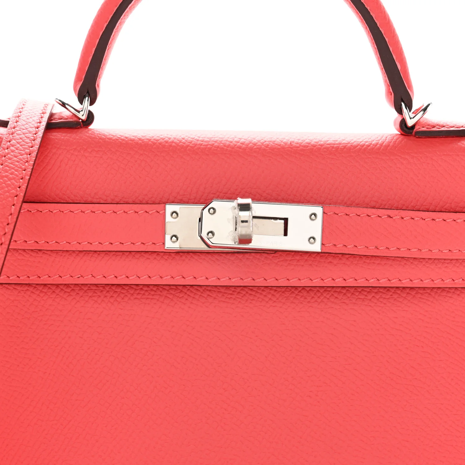 Epsom Verso Mini Kelly Sellier 20 Rose Jaipur Rouge Vif - Image 20