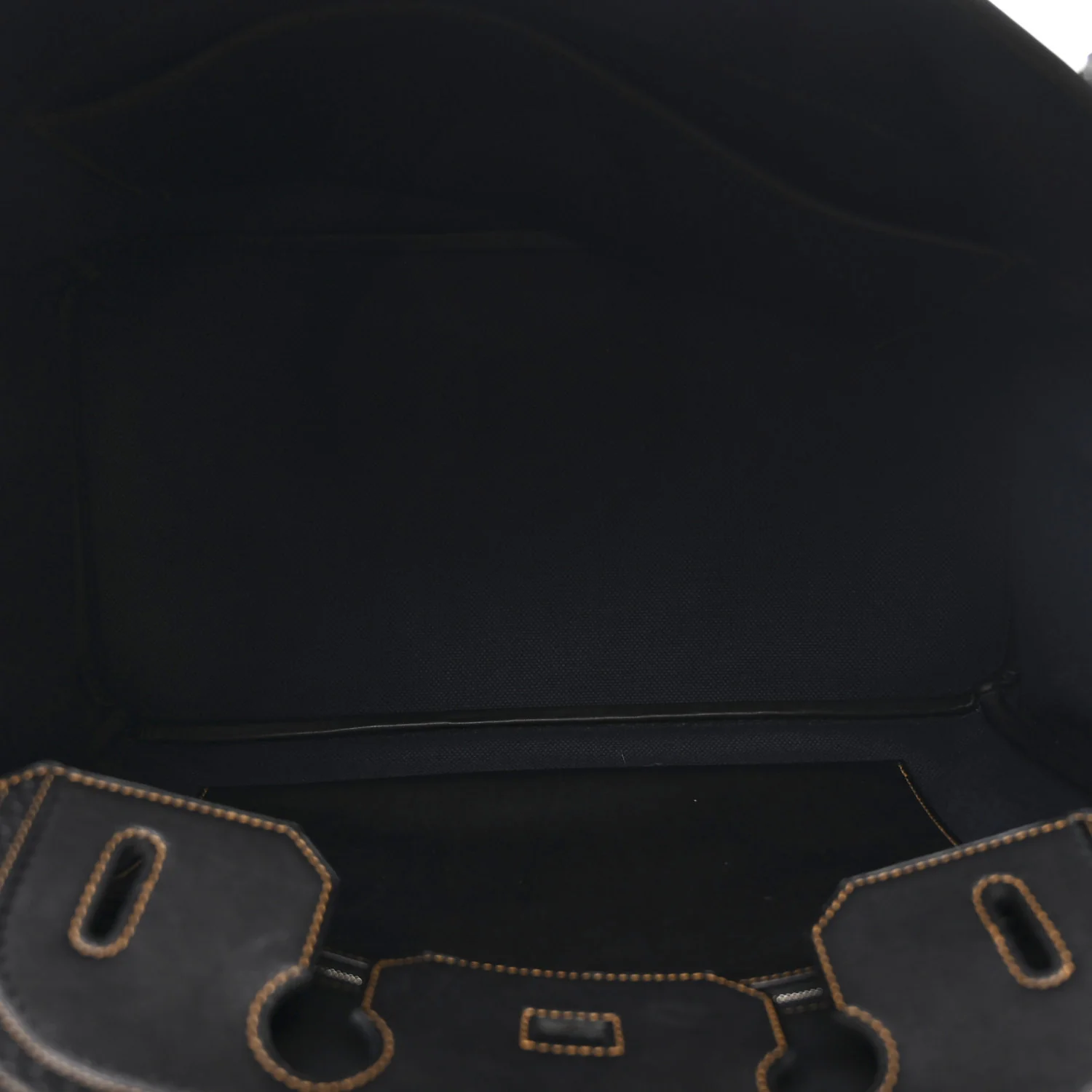Evercalf Toile Ghillies Birkin 35 Black Denim Fonce - Image 5