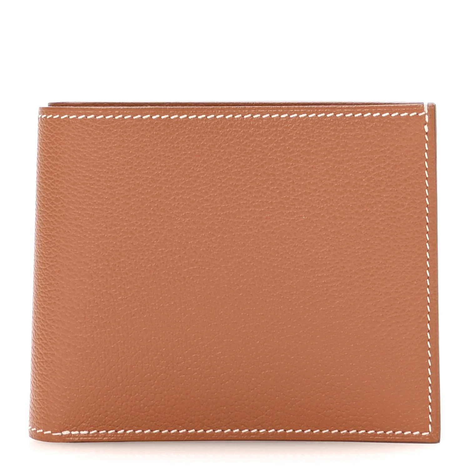 Evercolor Citizen Twill Compact Wallet Gold Bleu De France Bleu Saphir