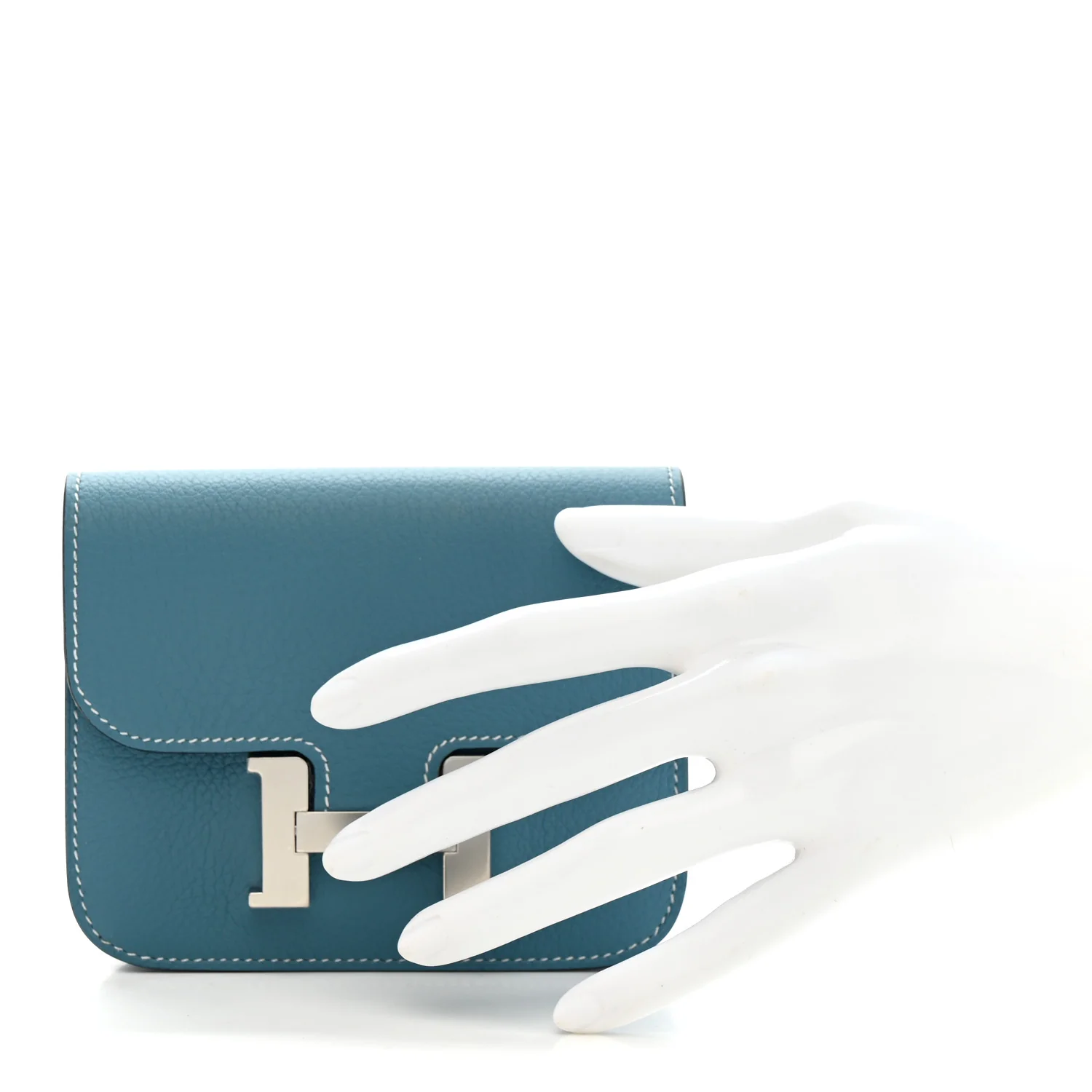 Evercolor Constance Slim Wallet Blue Jean - Image 3