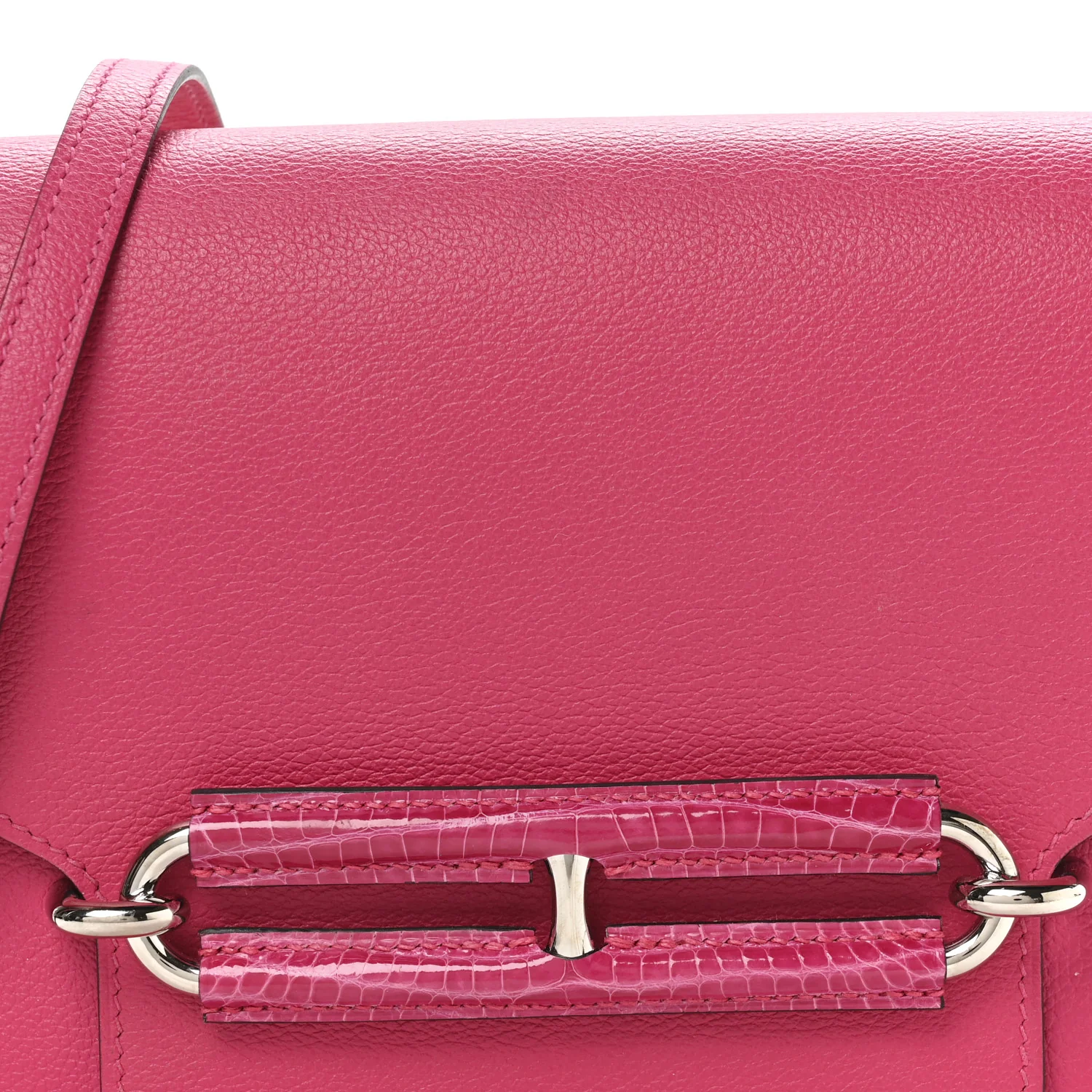 Evercolor Matte Alligator Mini Touch Sac Roulis Rose Mexico - Image 14