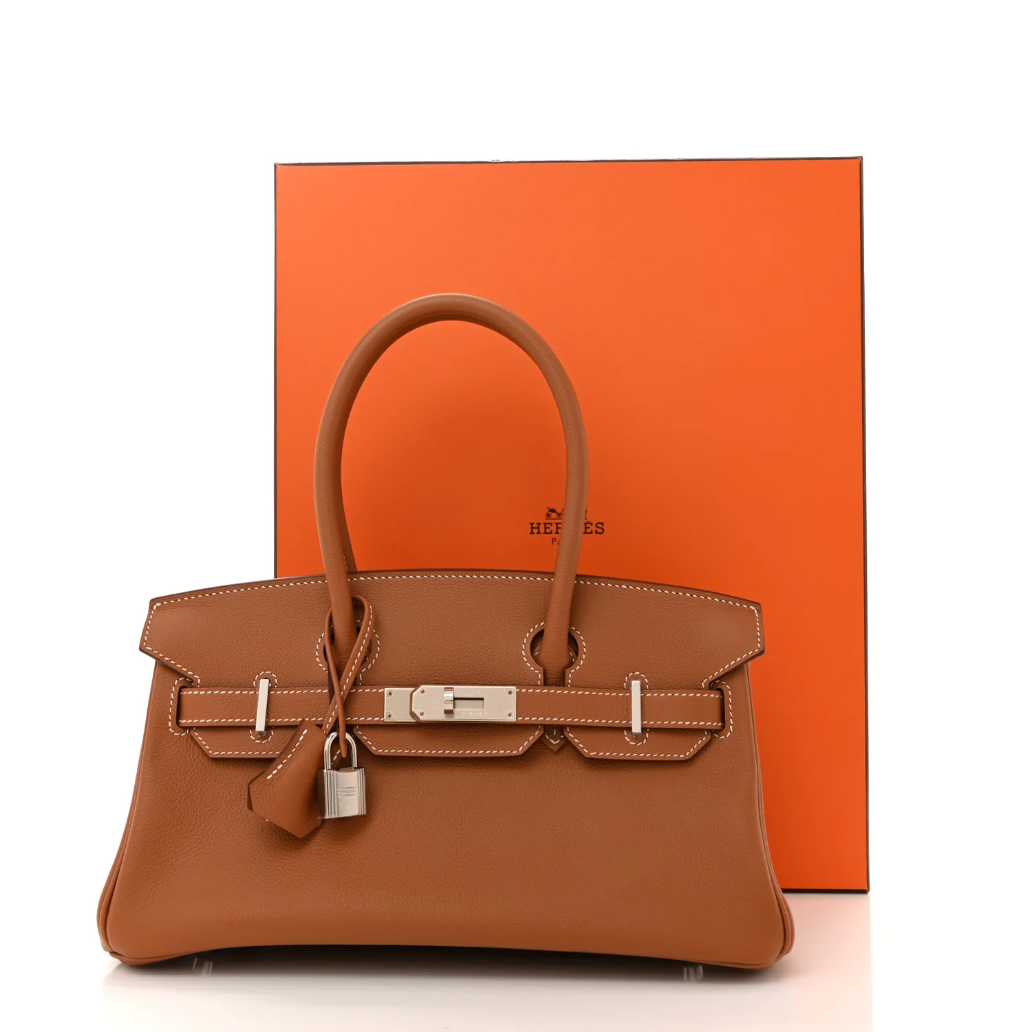 Evercolor Shoulder Birkin Light 29 Gold - Image 11