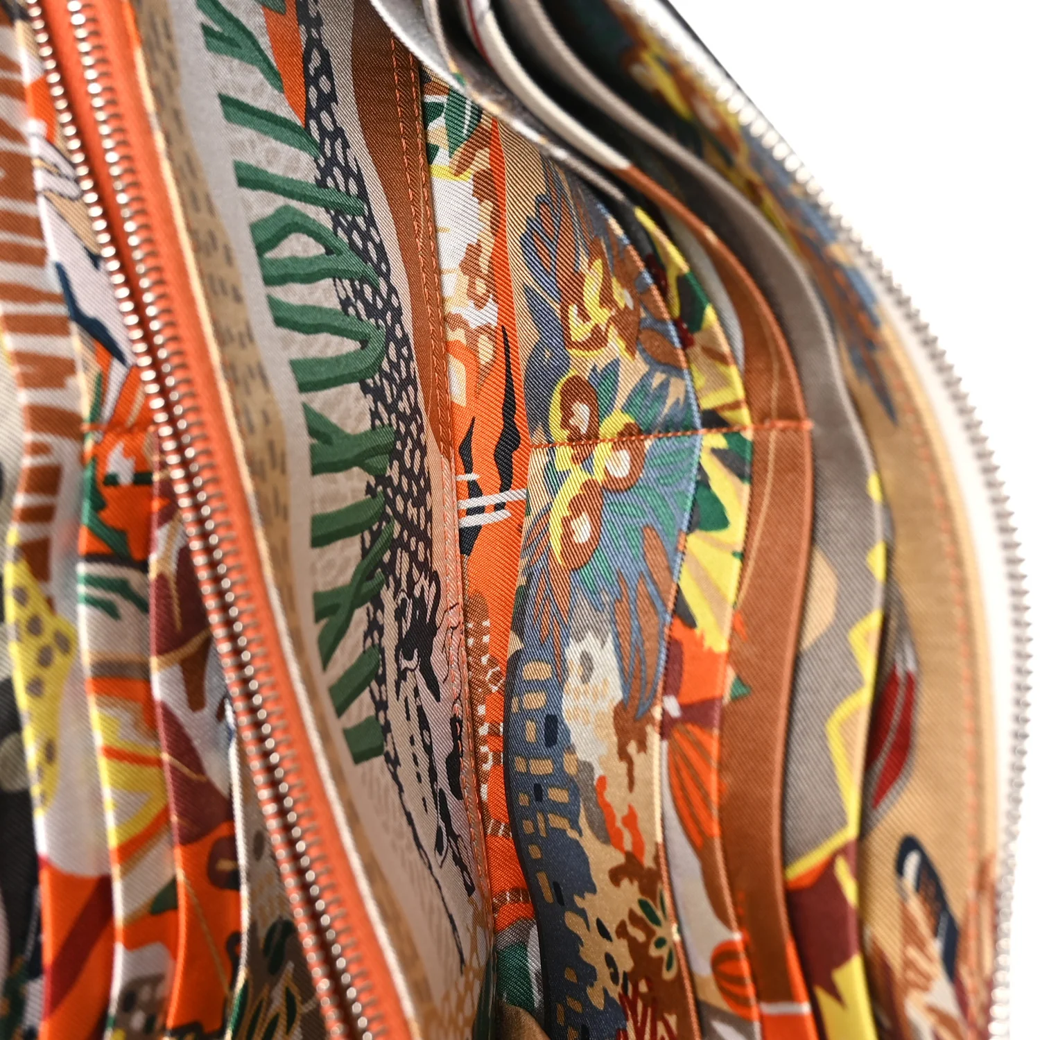 Evercolor Silk'In Wallet New White Orange Gris Mouette - Image 5