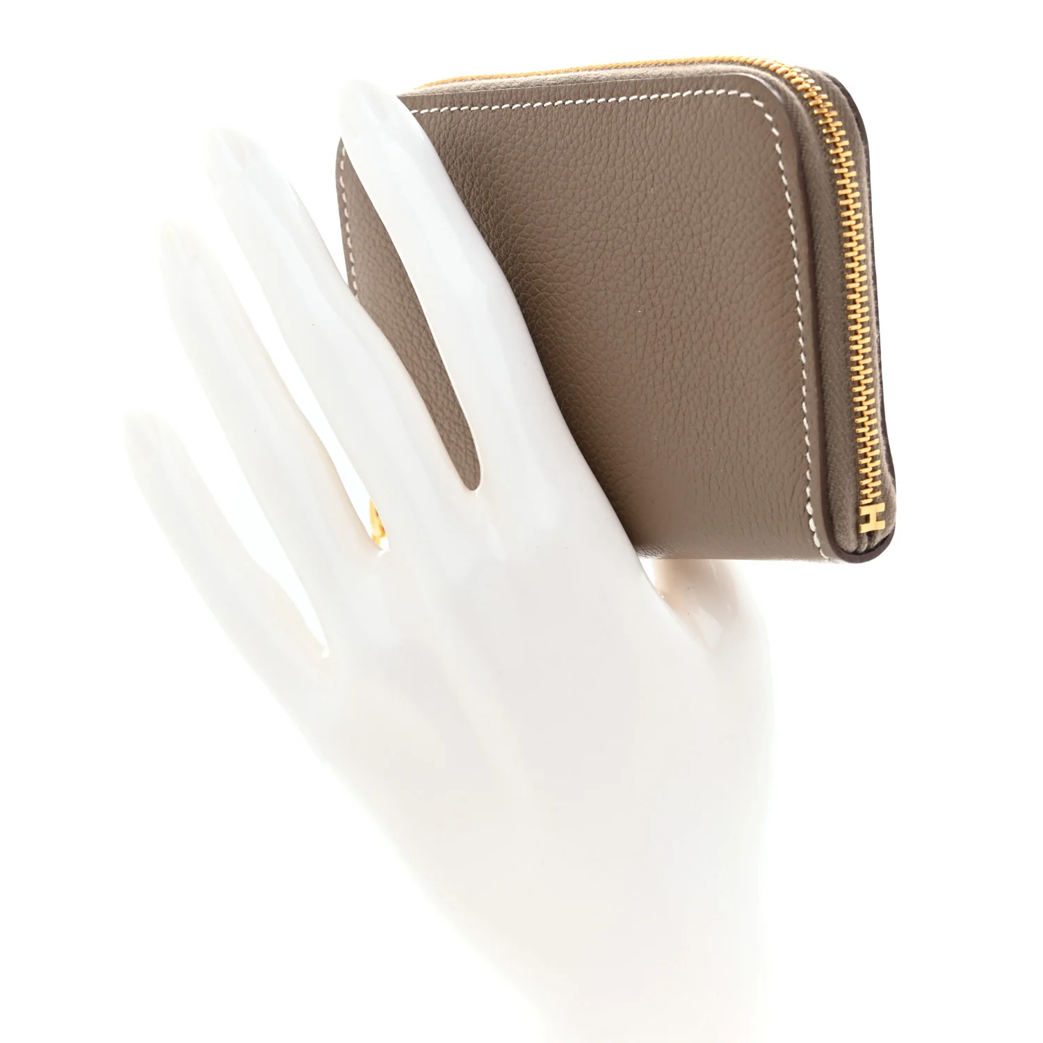 Evercolor Zipengo Chain D'Ancre Compact Cardholder Etoupe - Image 2