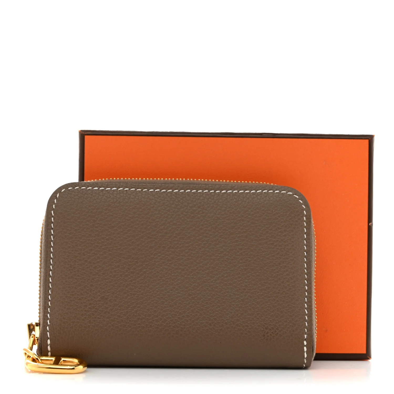 Evercolor Zipengo Chain D'Ancre Compact Cardholder Etoupe - Image 8